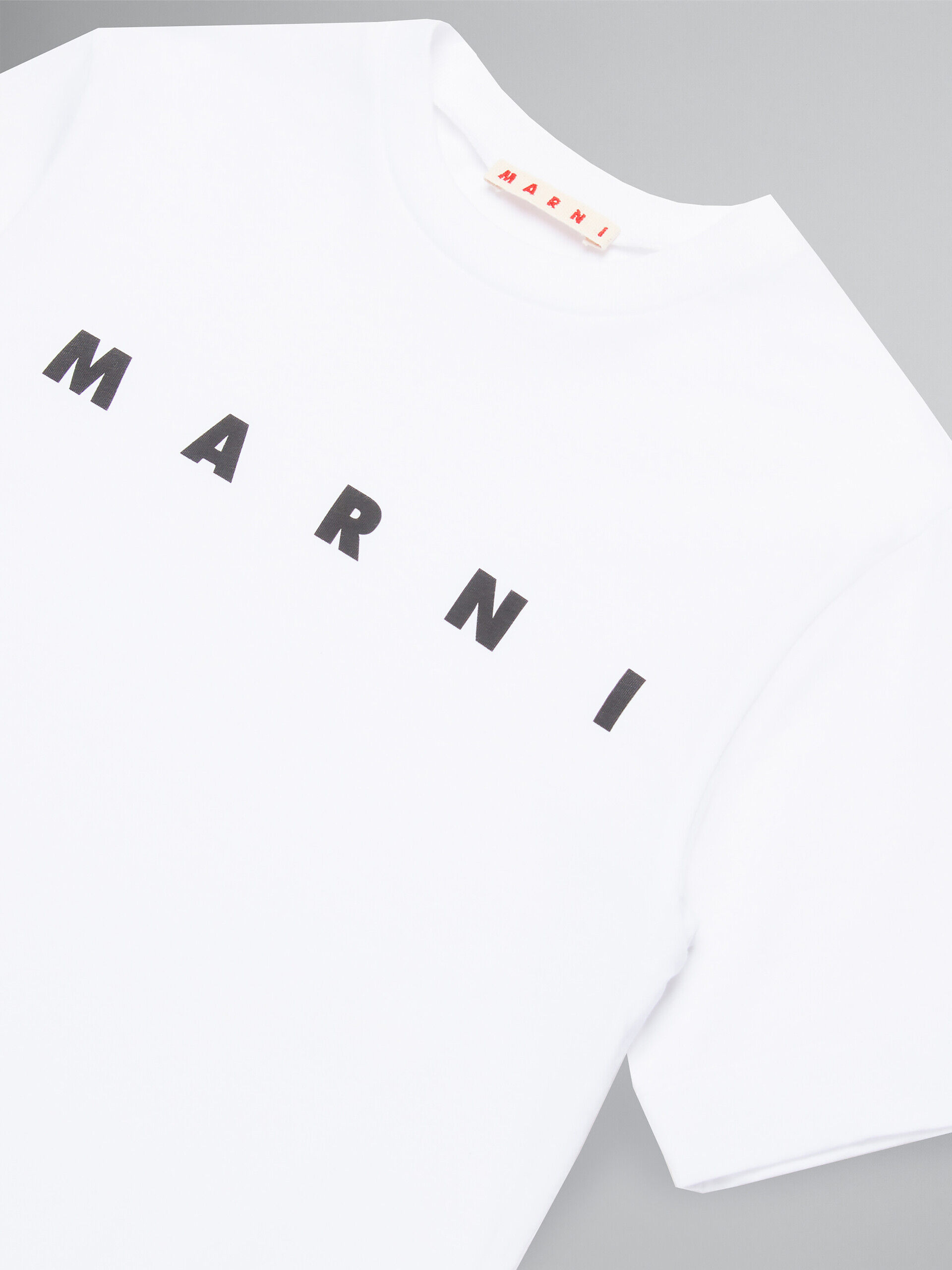 ホワイト ロゴ入り ジャージー製Tシャツ | Marni