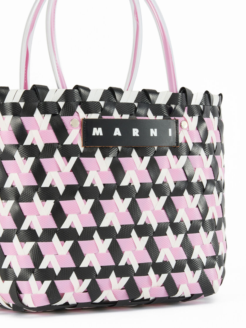 Black tritone MARNI MARKET tote bag - Shopping Bags - Image 4