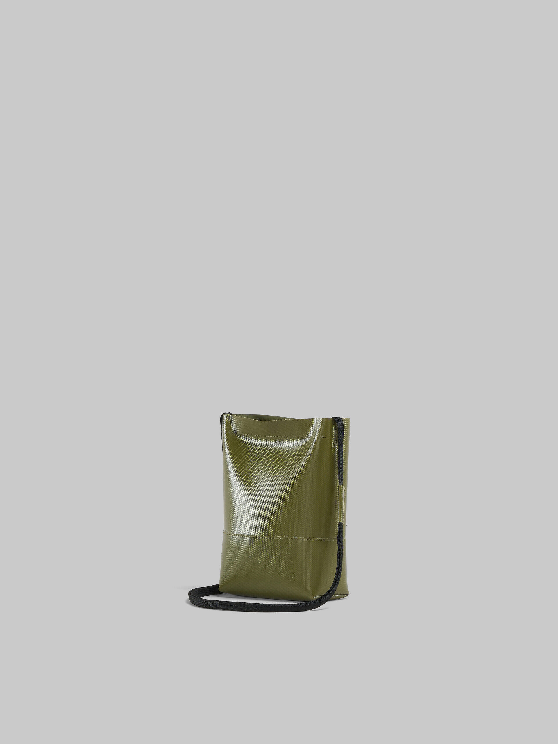 Green crossbody bag with shoelace strap | Marni