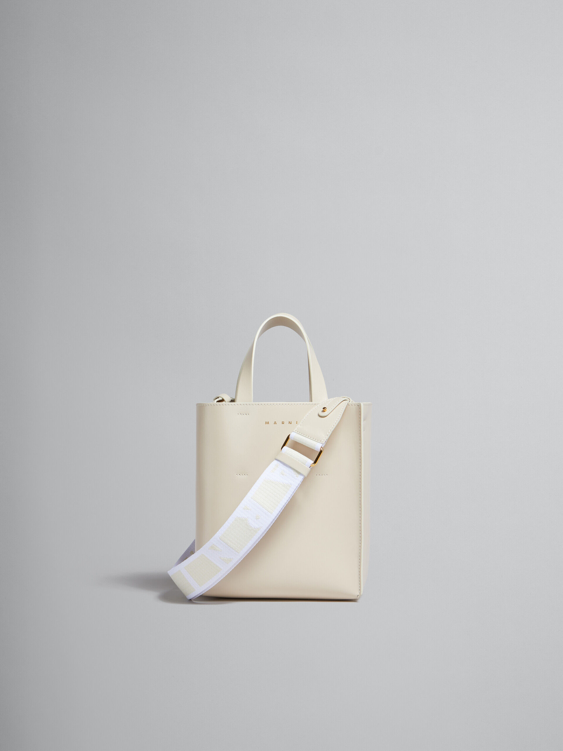 Museo Mini Bag in cream leather | Marni