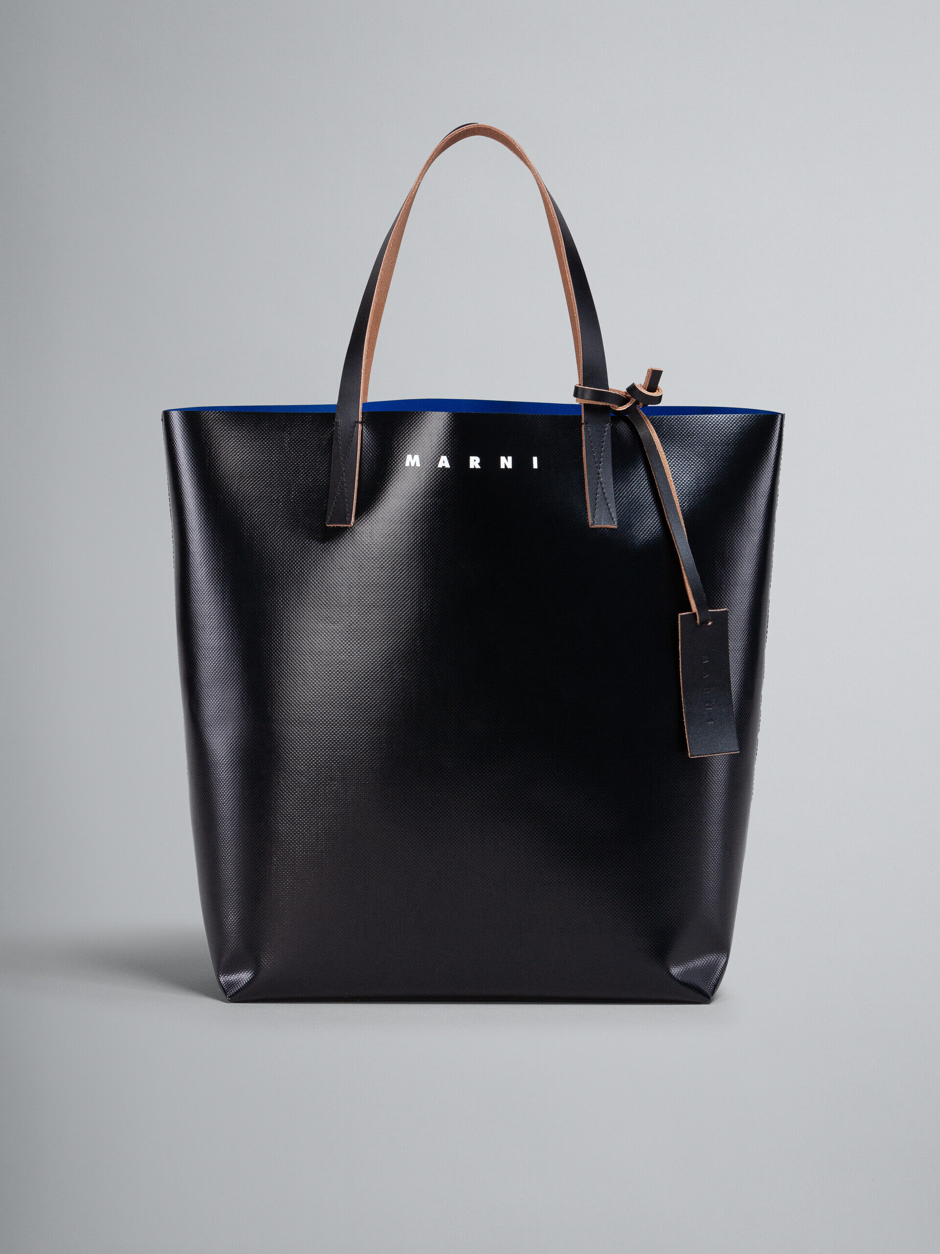 ブラック＆ブルー TRIBECAショッピングバッグ | Marni