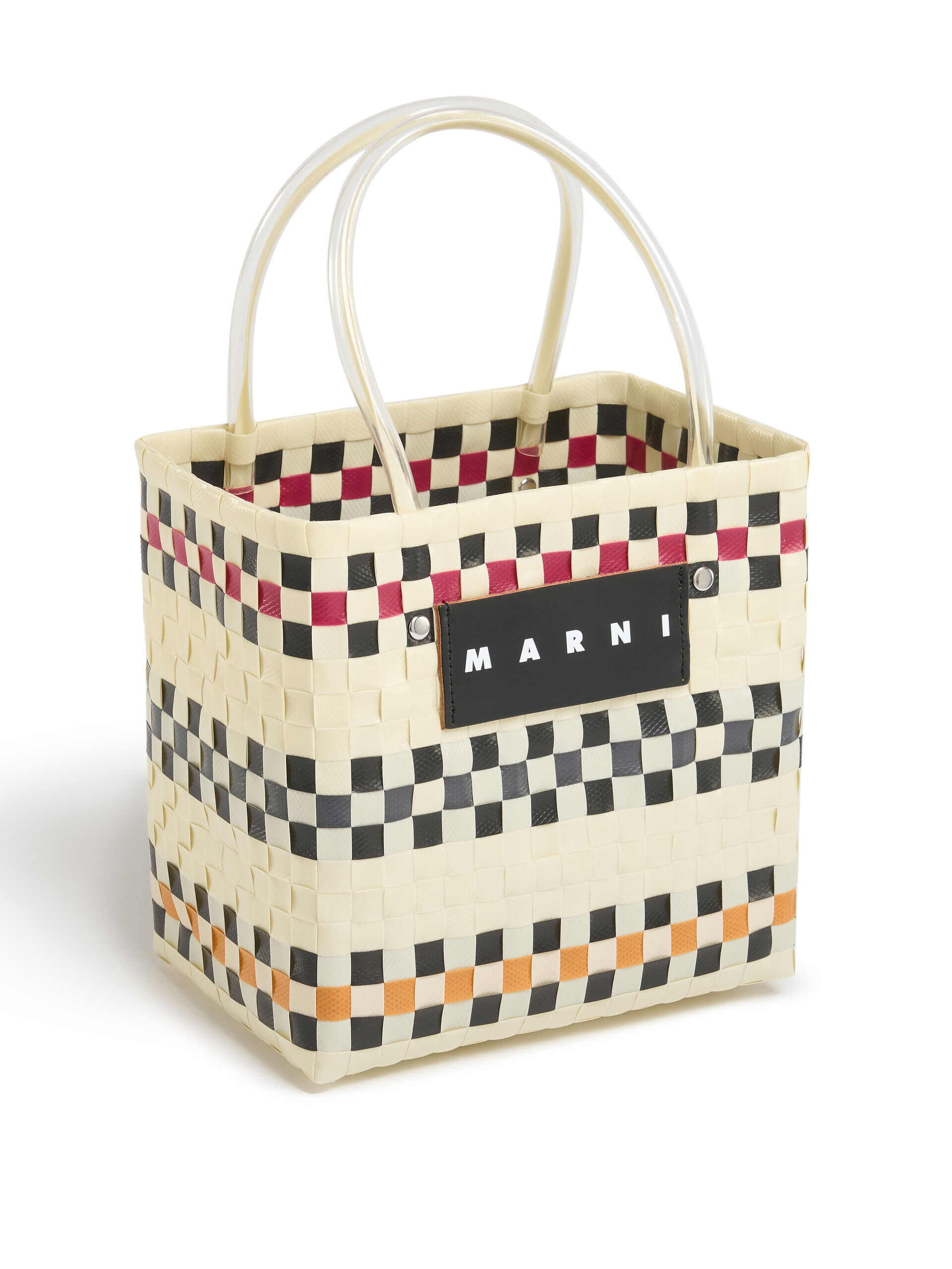 アイボリー MARNI MARKET MINI BASKET BAG | Marni