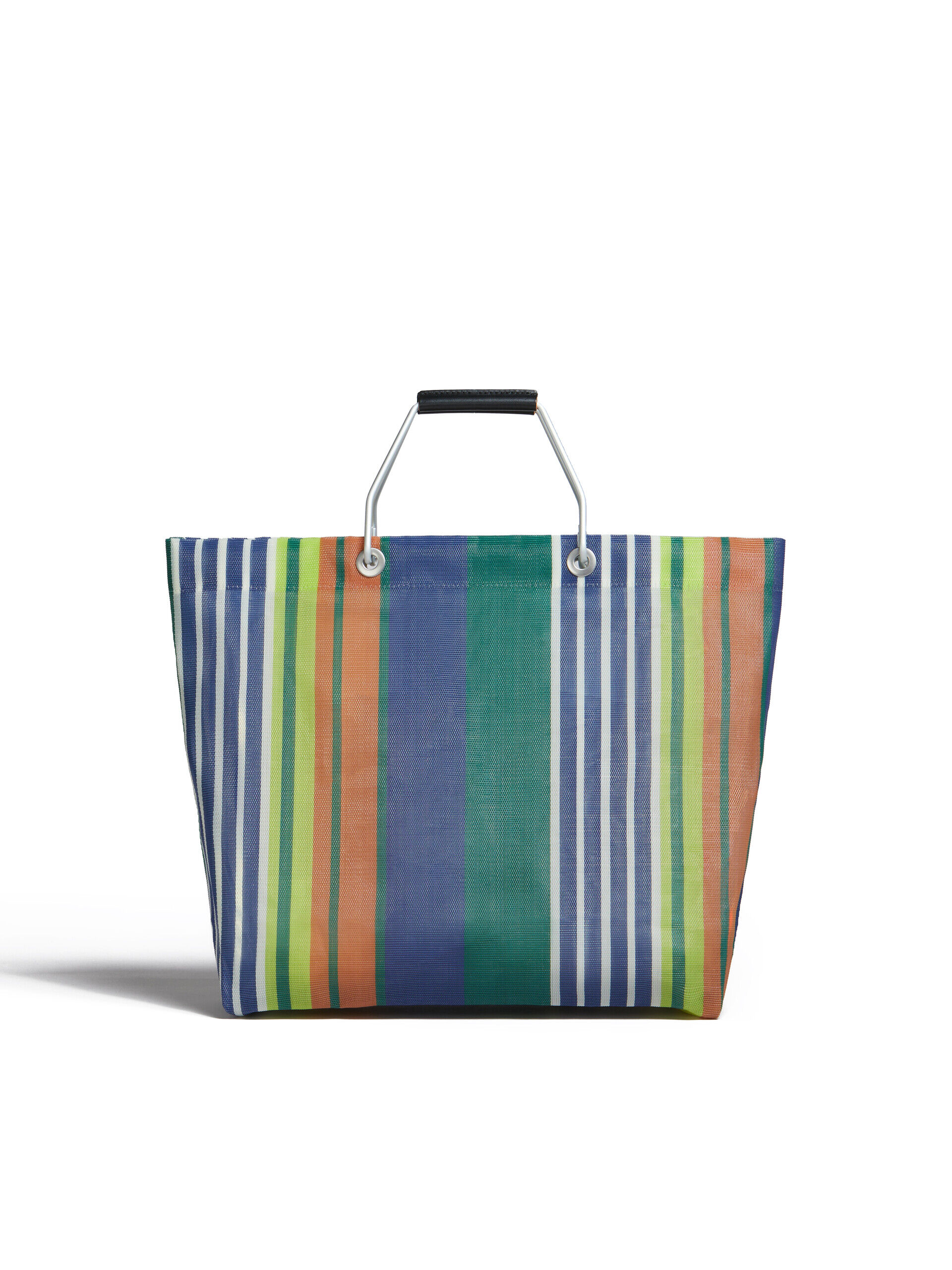 グリーンブルー MARNI MARKET STRIPE BAG | Marni