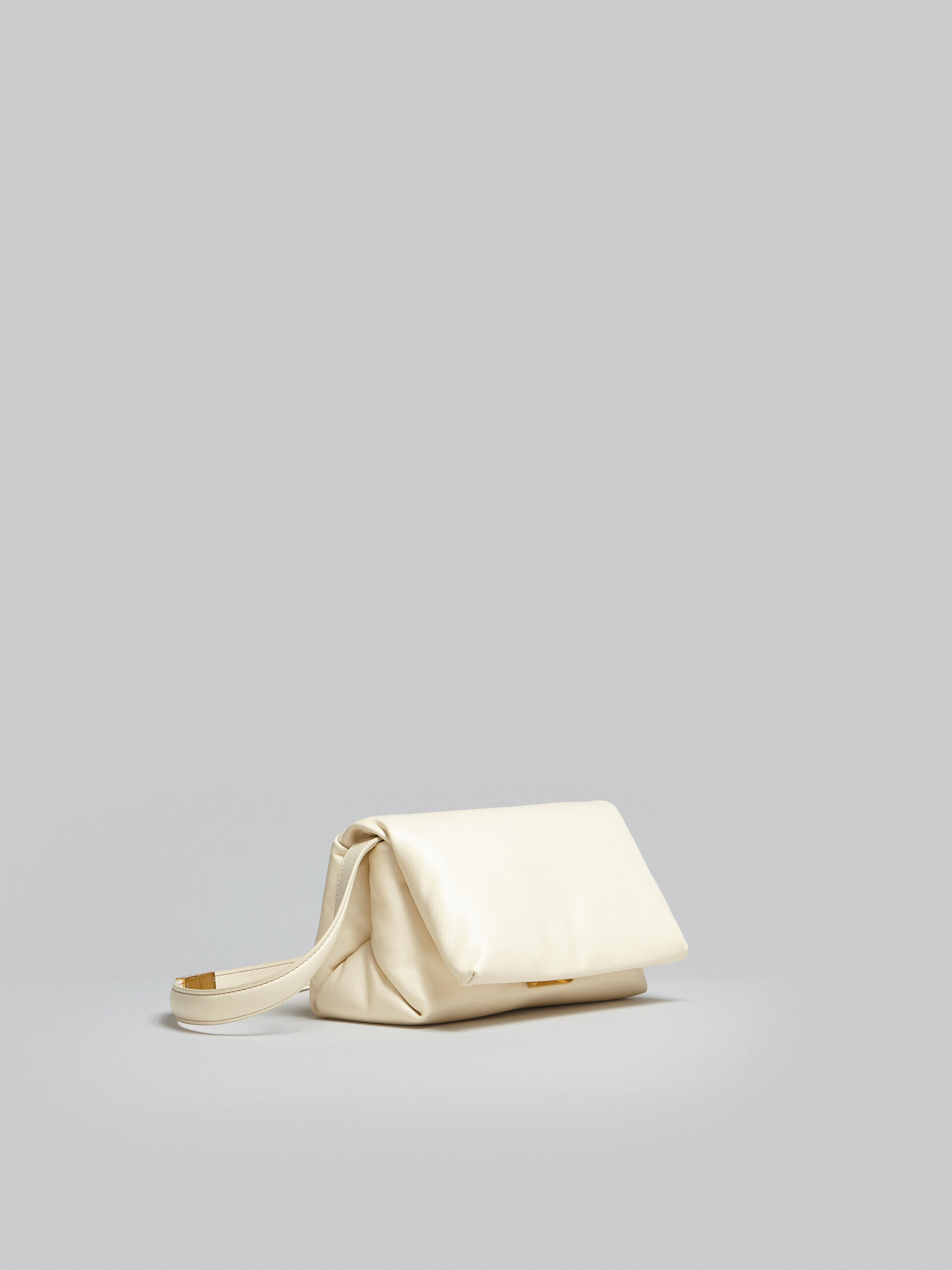 Small white leather Prisma bag | Marni