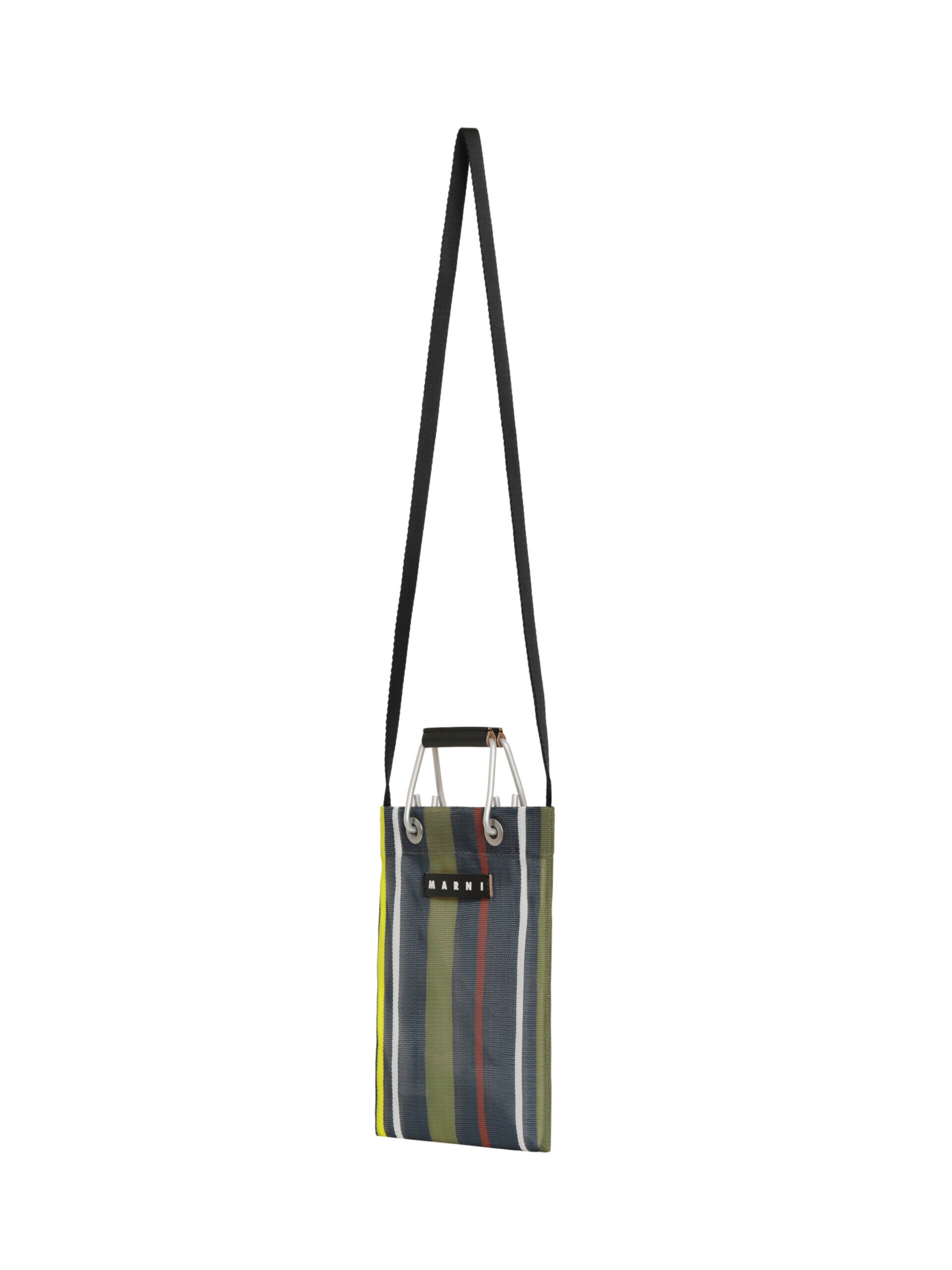 ブルー(ウルトラマリン) MARNI MARKET STRIPE MINI SHOULDER BAG | Marni