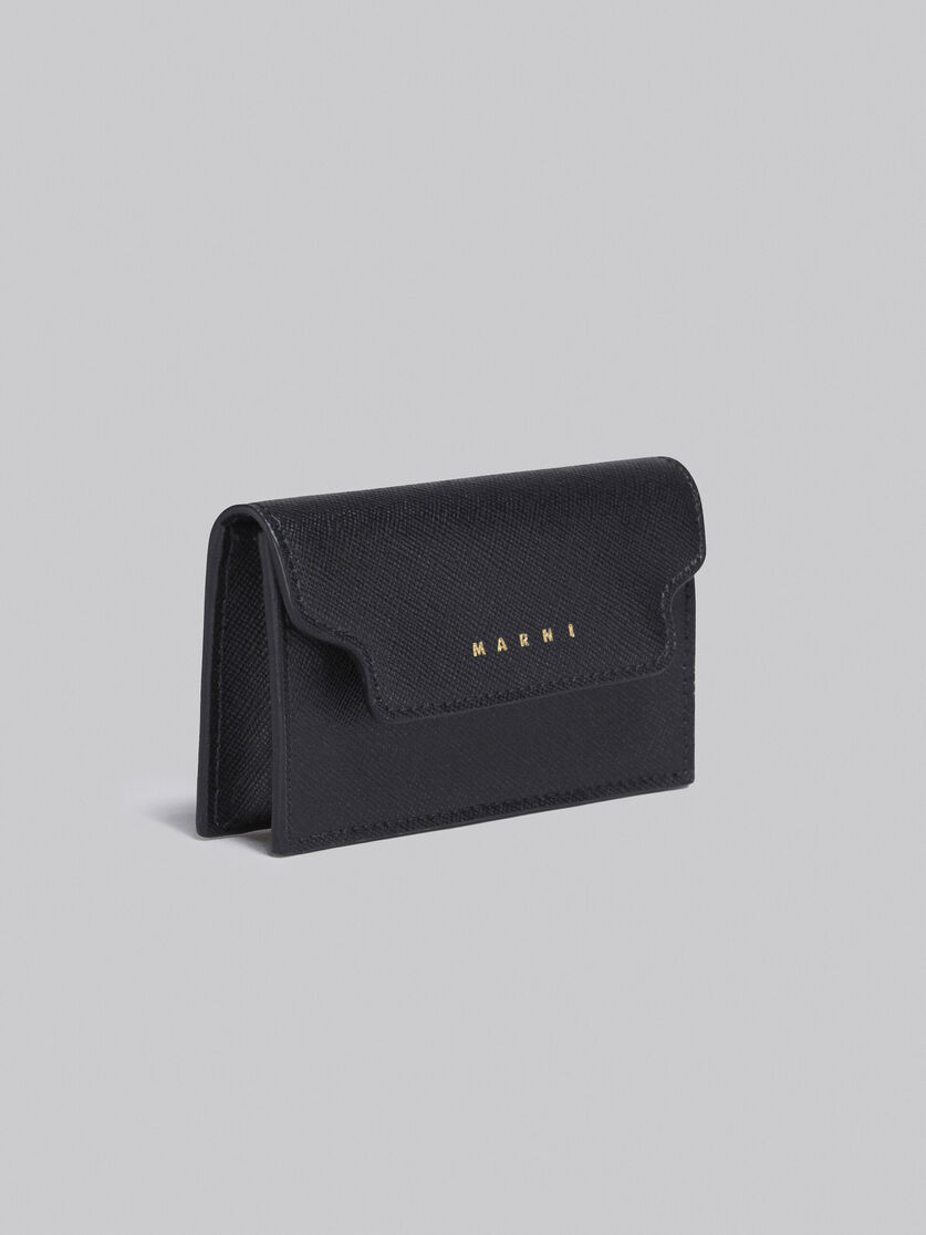 Marni Saffiano Leather Credit Card Holder