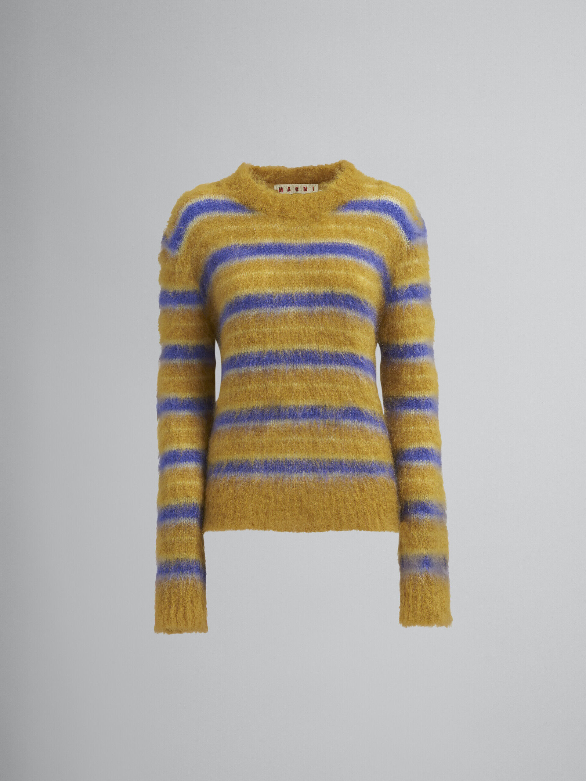 Stripes mohair and wool sweater | Marni