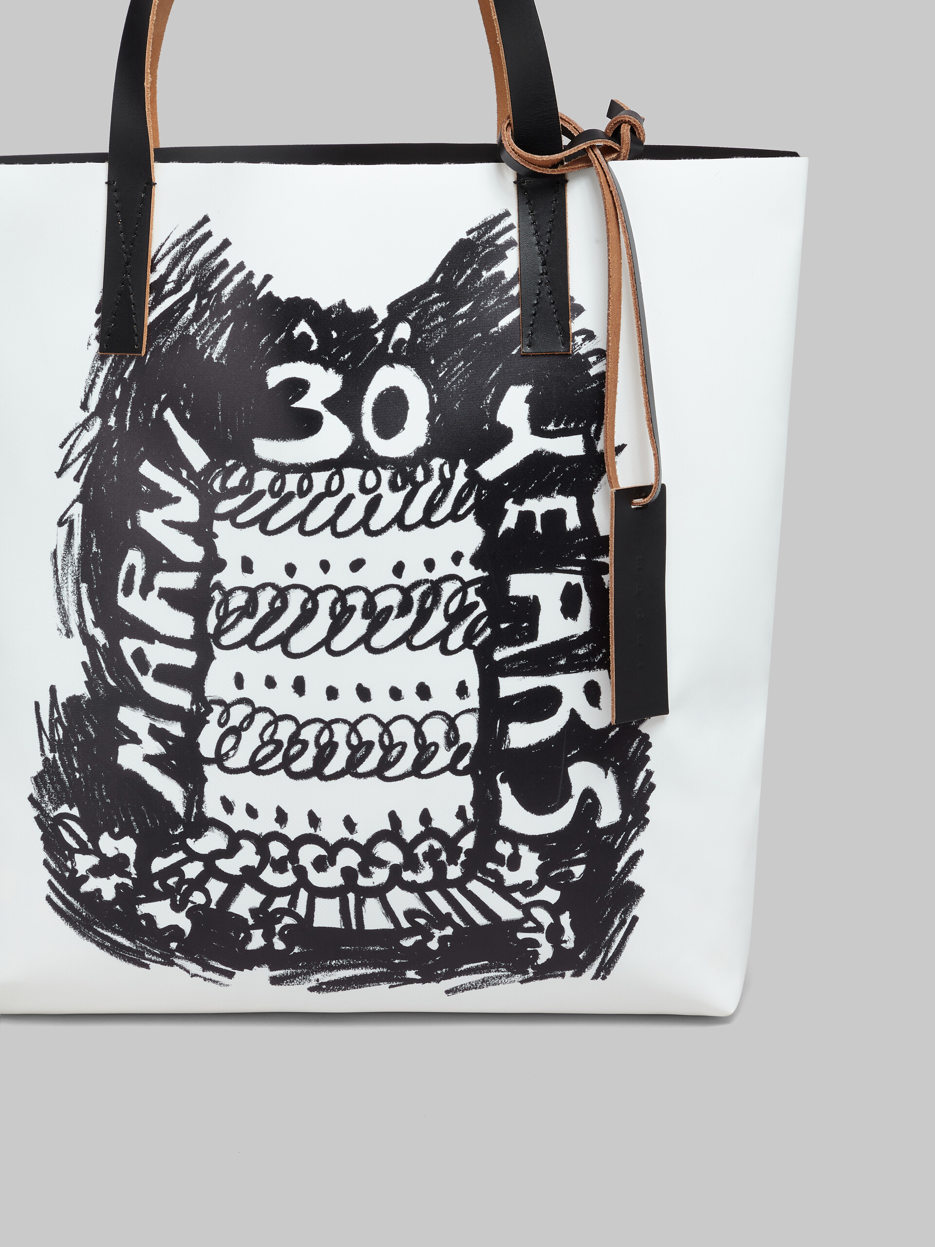 Tote Bag Tribeca bicolor con stampa Marni 30th Anniversary - Borse shopping - Image 5