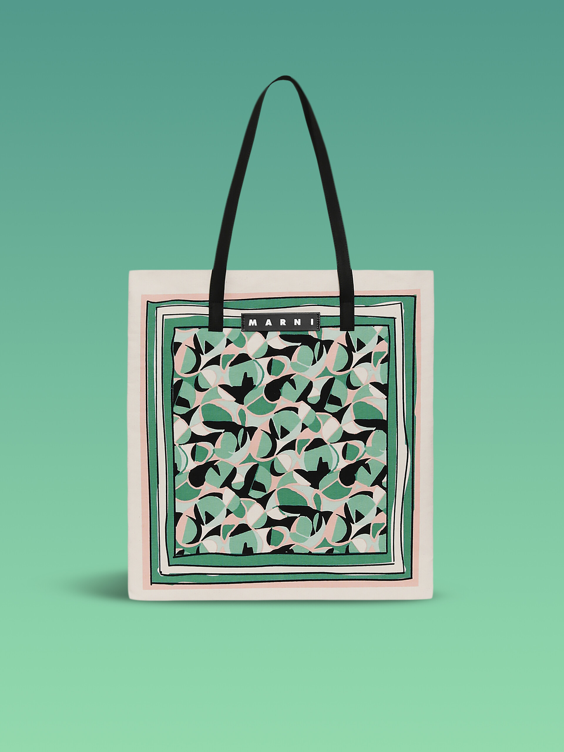 ピンク/グリーン MARNI MARKET BANDANA TOTE BAG | Marni