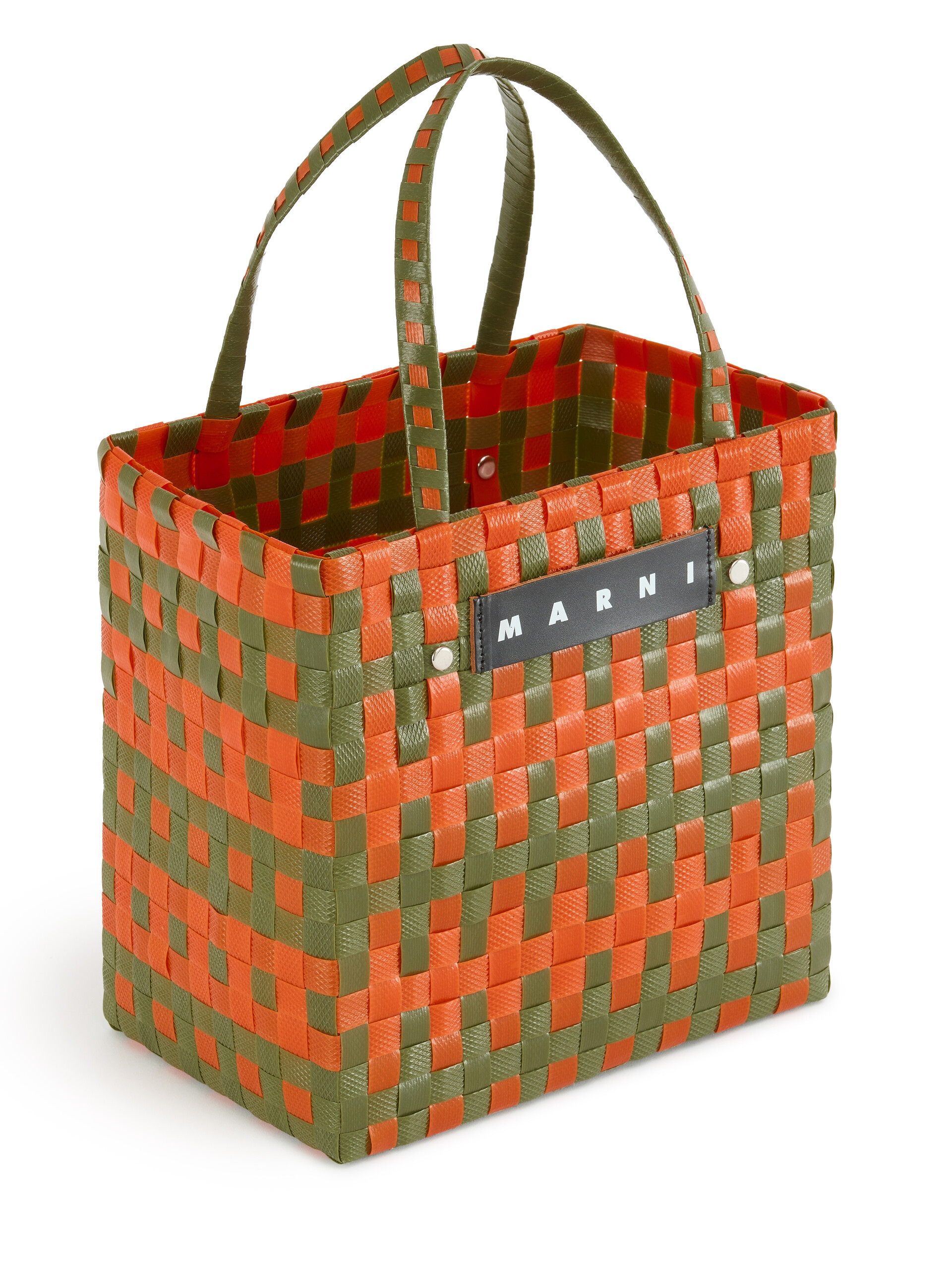 Yellow Marni Market Mini Basket Bag