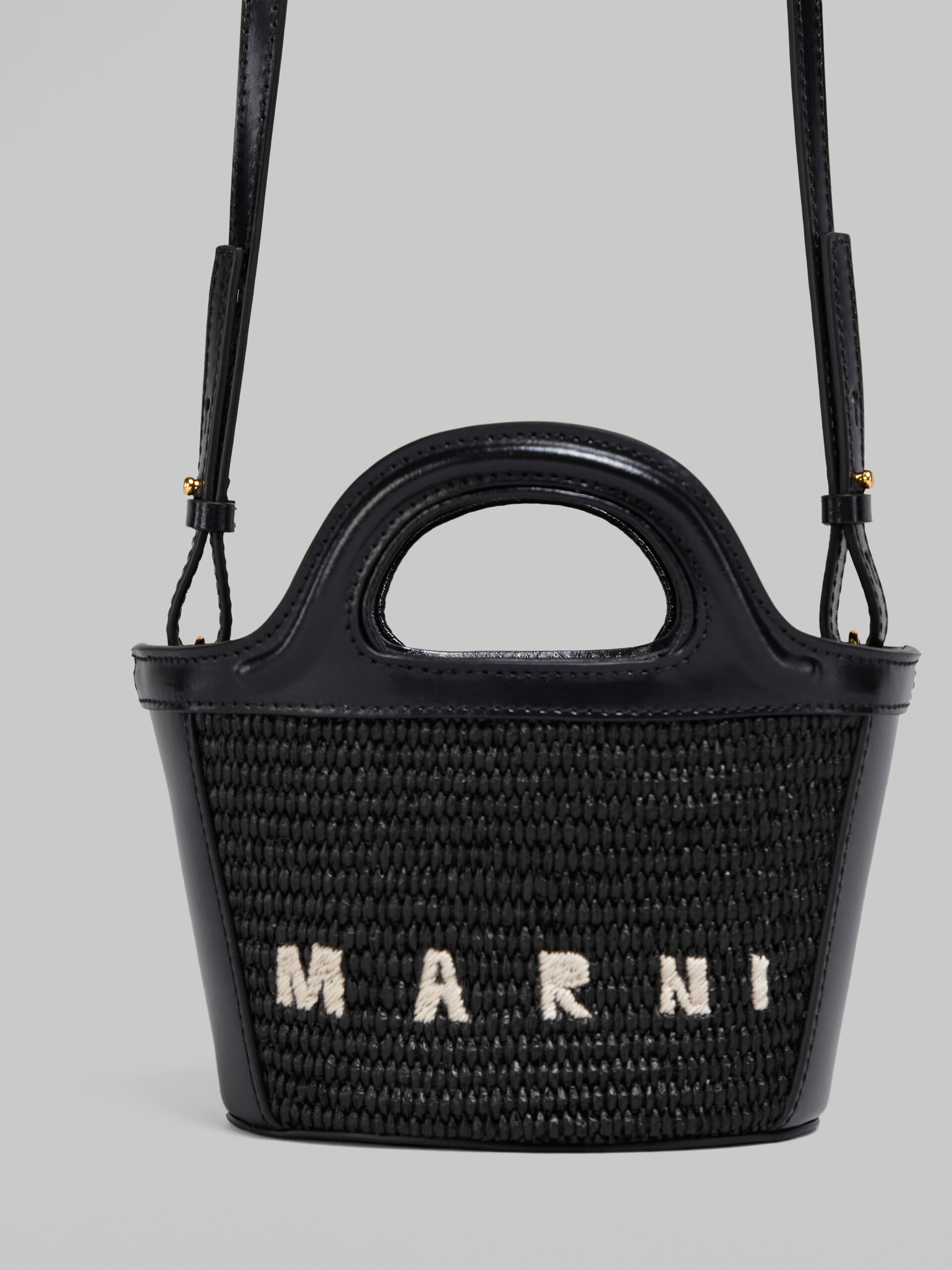 Marni Tropicalia Large Bag in Brown Leather and Raffia Curated at Jake and  Jones