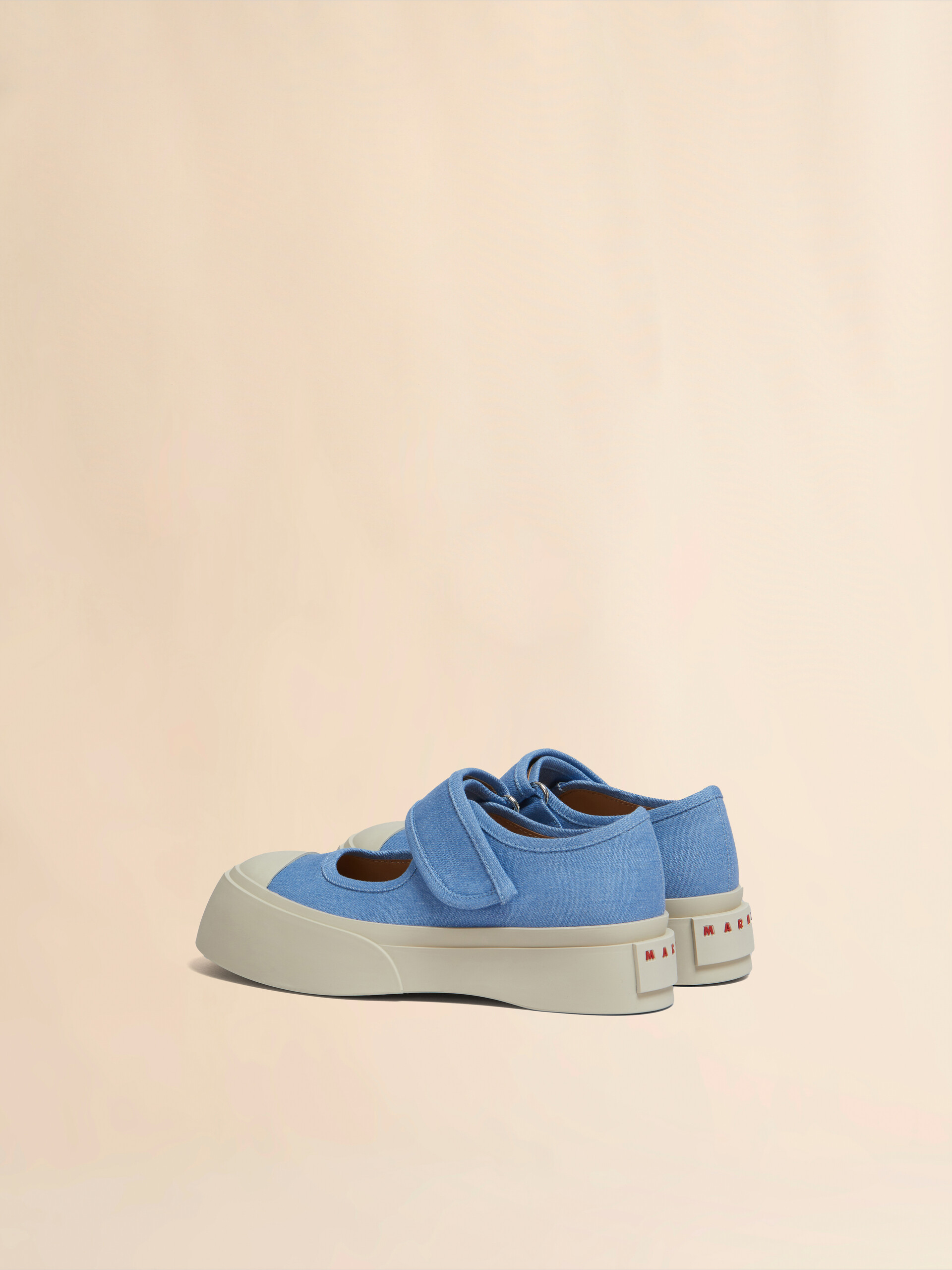 Sneaker Mary Jane in denim chiaro - Sneakers - Image 3