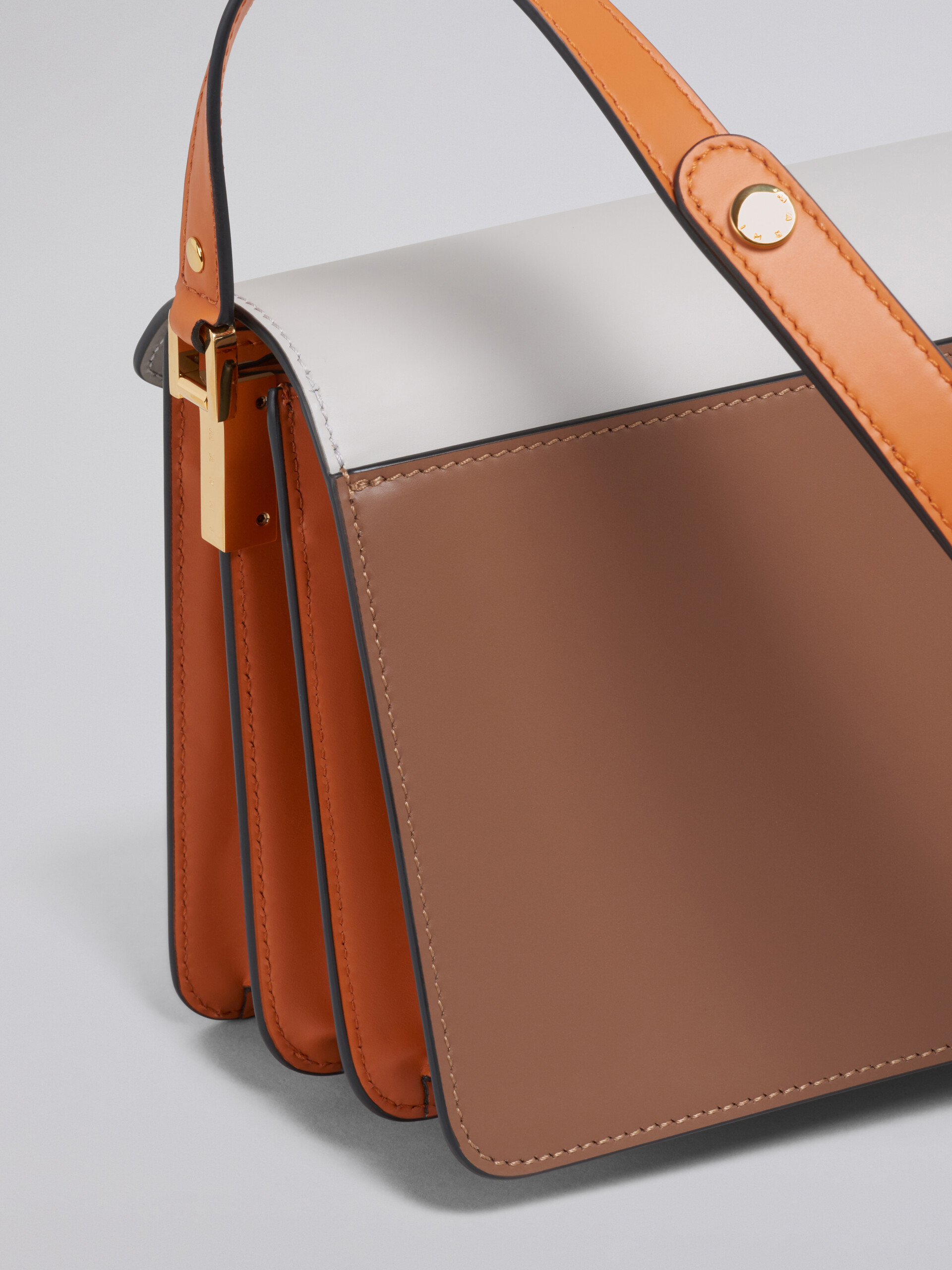 Marni Trunk - Shoulder bag for Woman - Brown - SBMP0121U0LV589