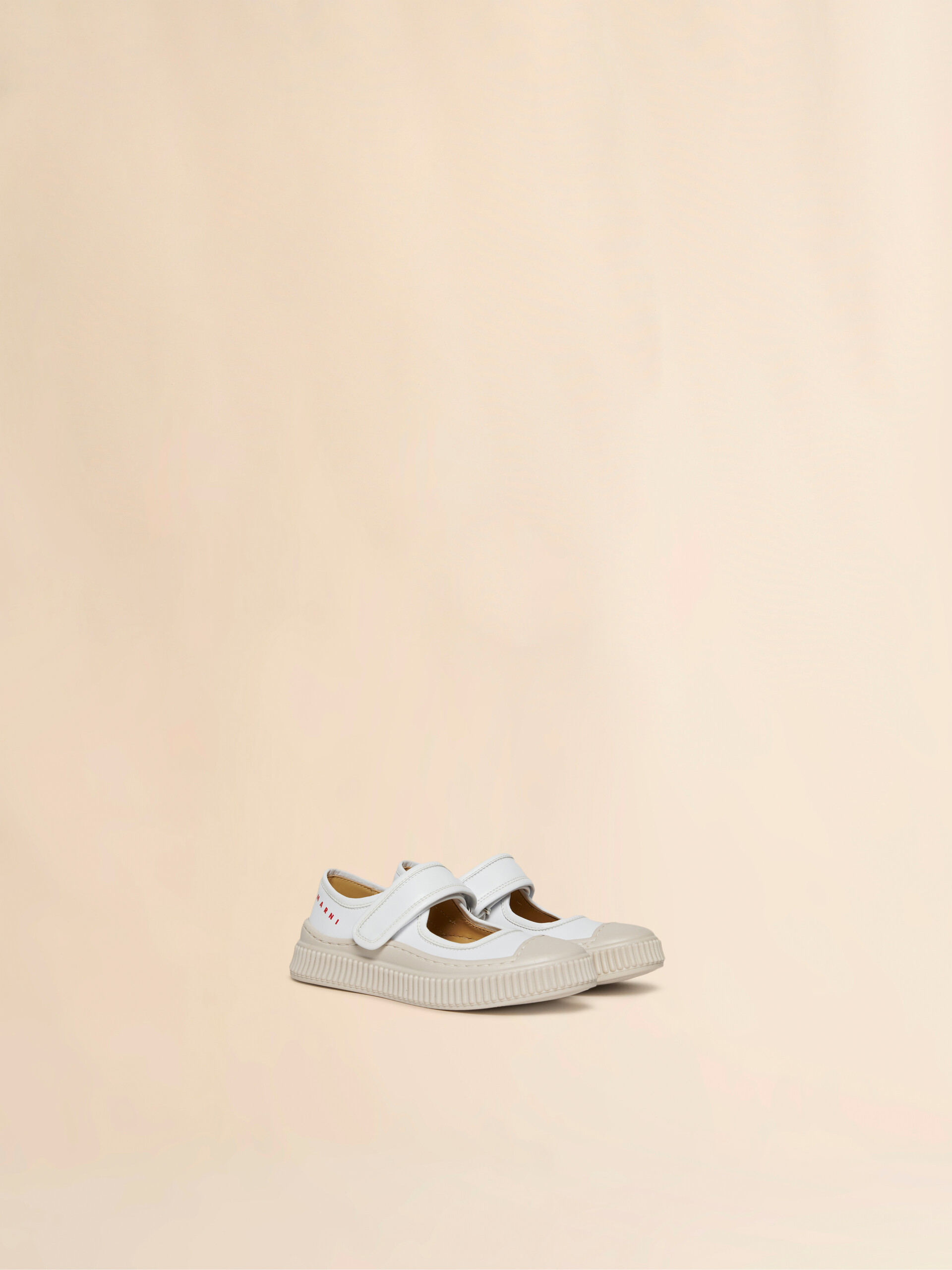 Sneaker Pablo Mary Jane in pelle bianca - Sneakers - Image 2