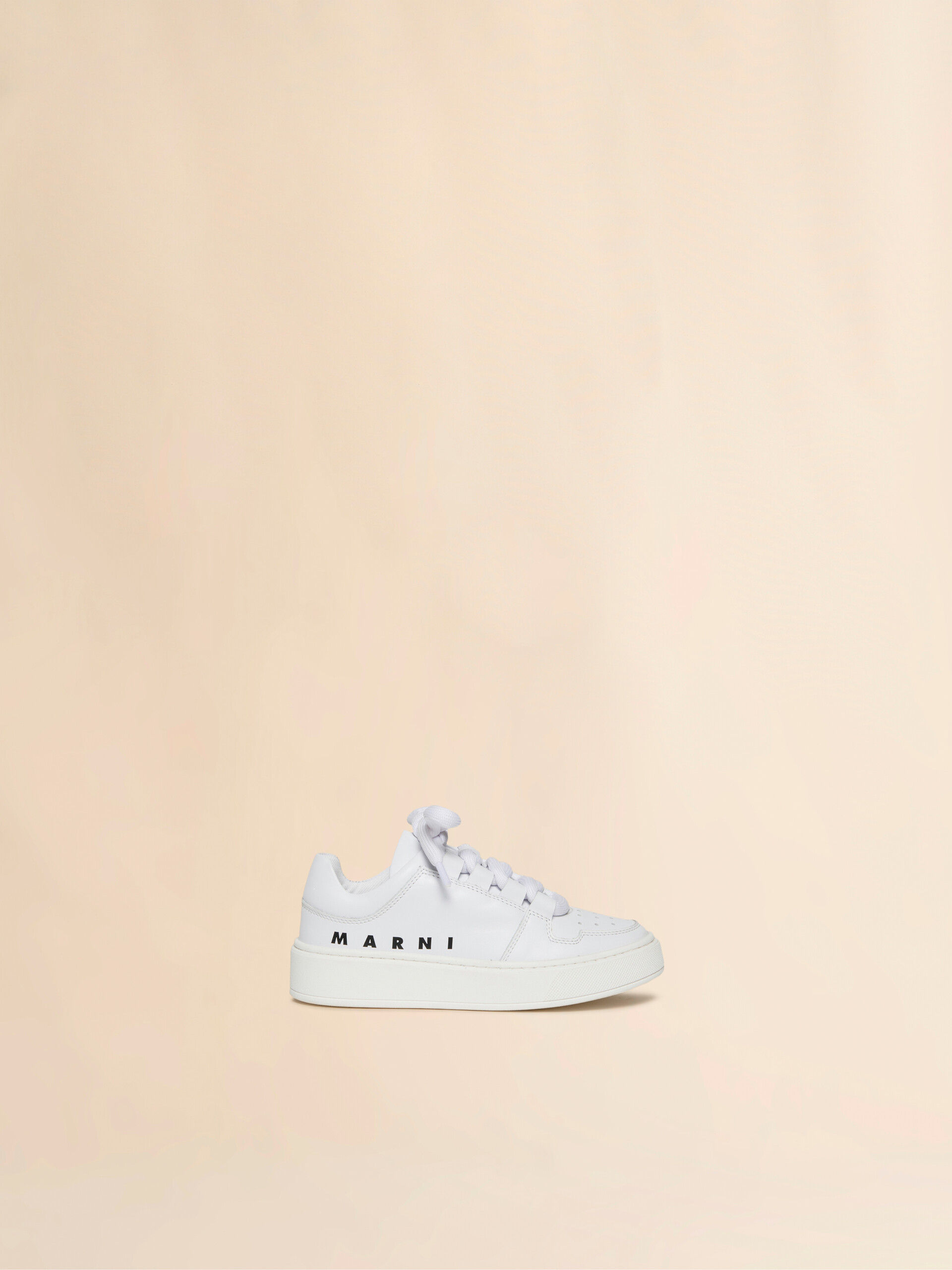 Sneaker bassa in pelle bianca - Sneakers - Image 1