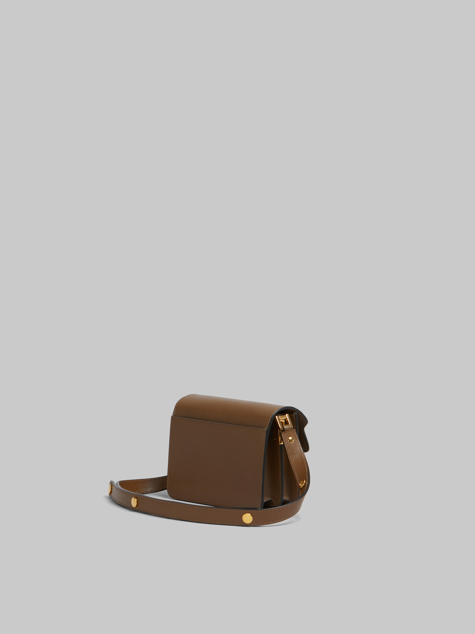 Mini Trunk Nano Bag in Saffiano Leather