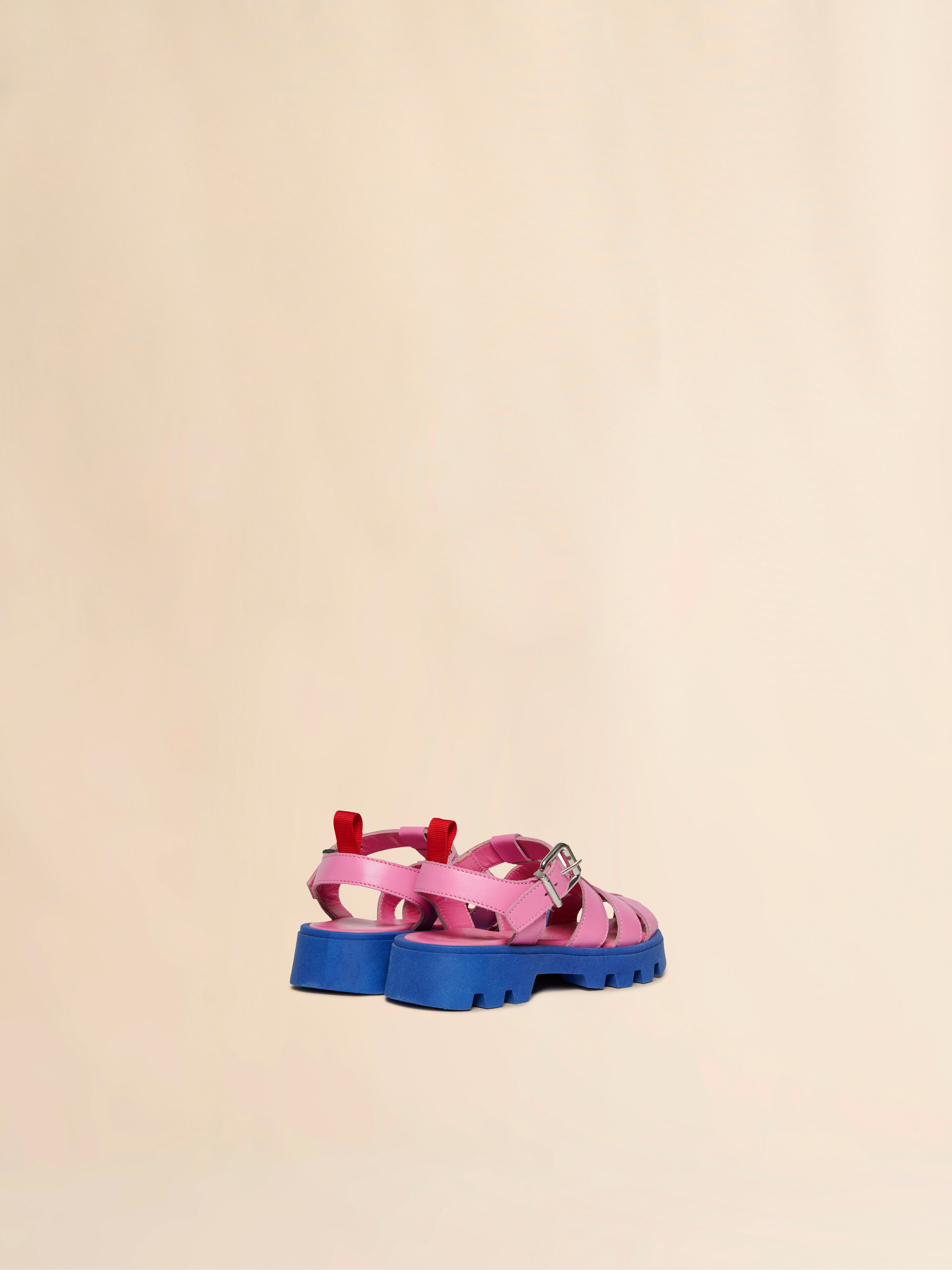 Sandalo pescatore in pelle rosa - Sneakers - Image 3