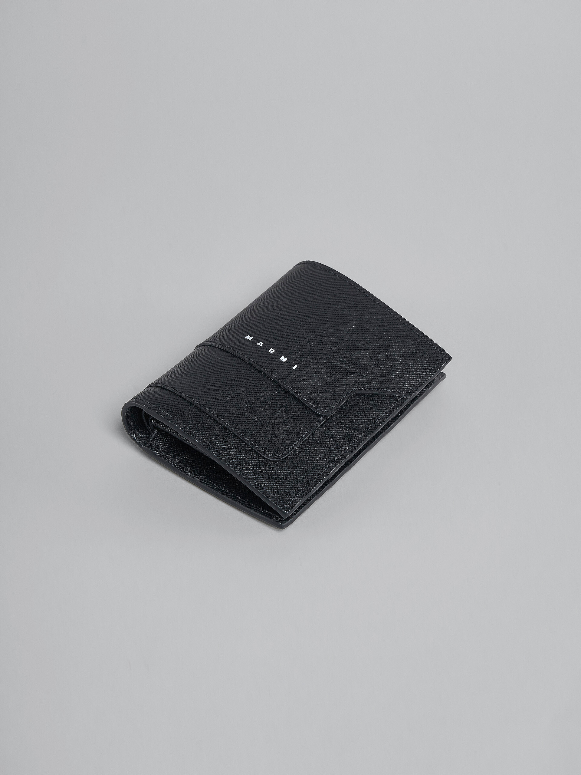 Marni Women's Saffiano Leather Business Cardholder - Black - Wallets