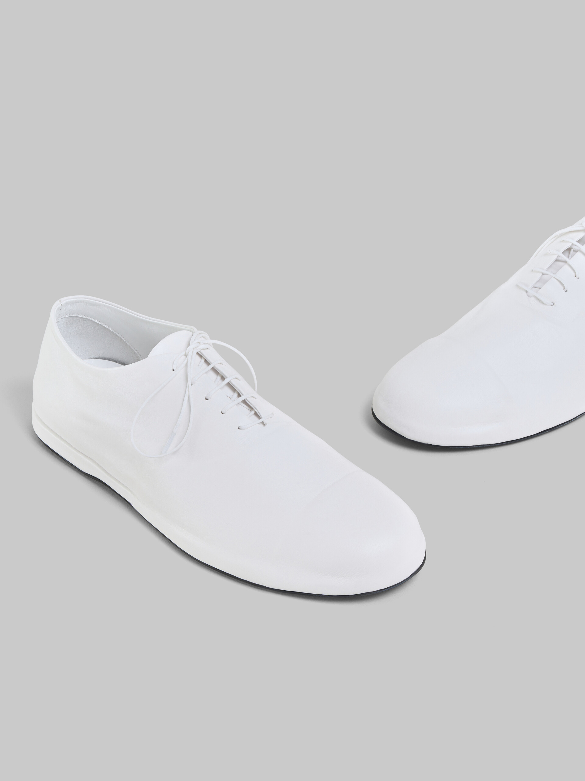 White nappa leather seamless plimsoll | Marni