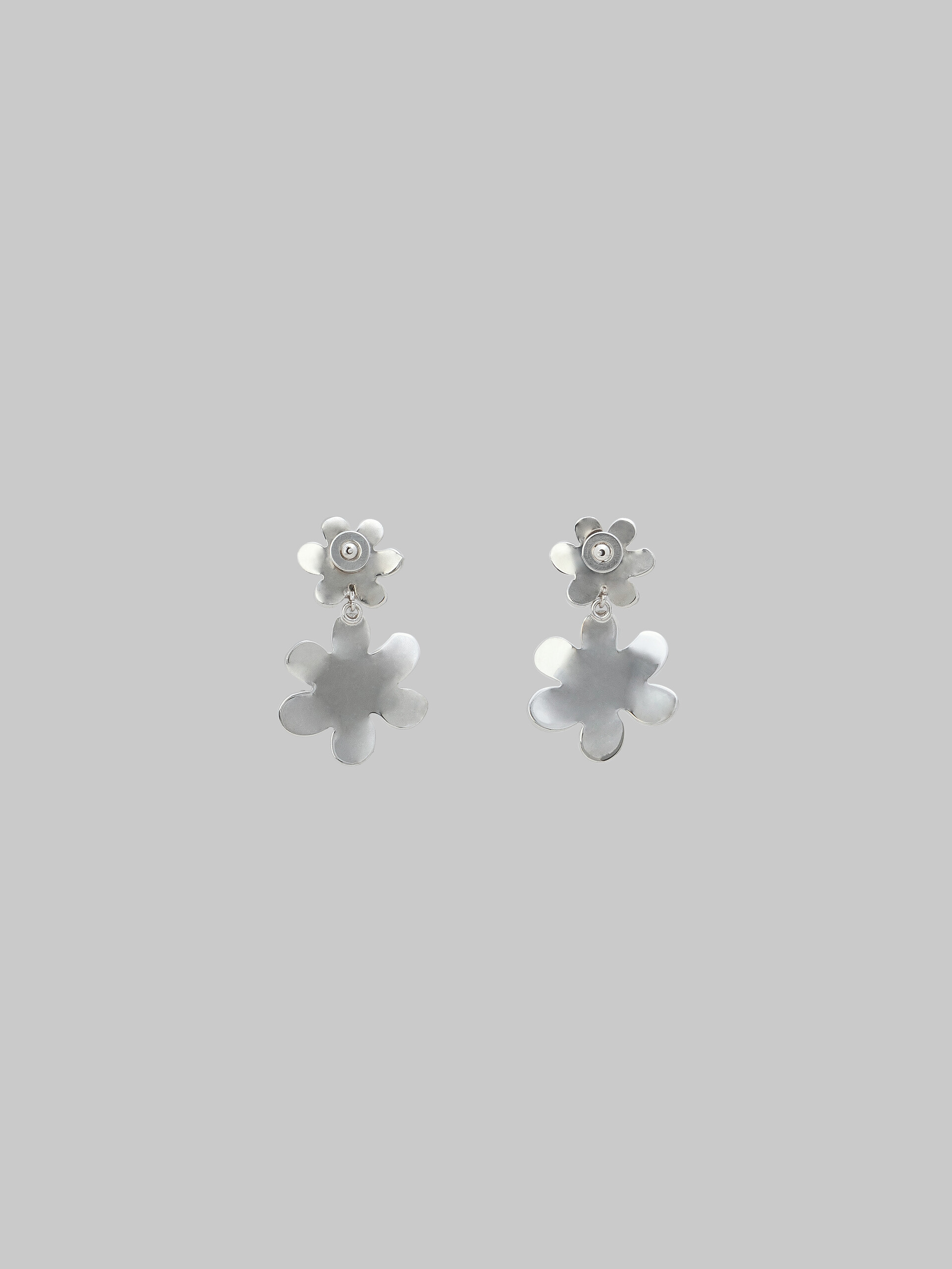 Daisy drop earrings with pavé rhinestones - Earrings - Image 3