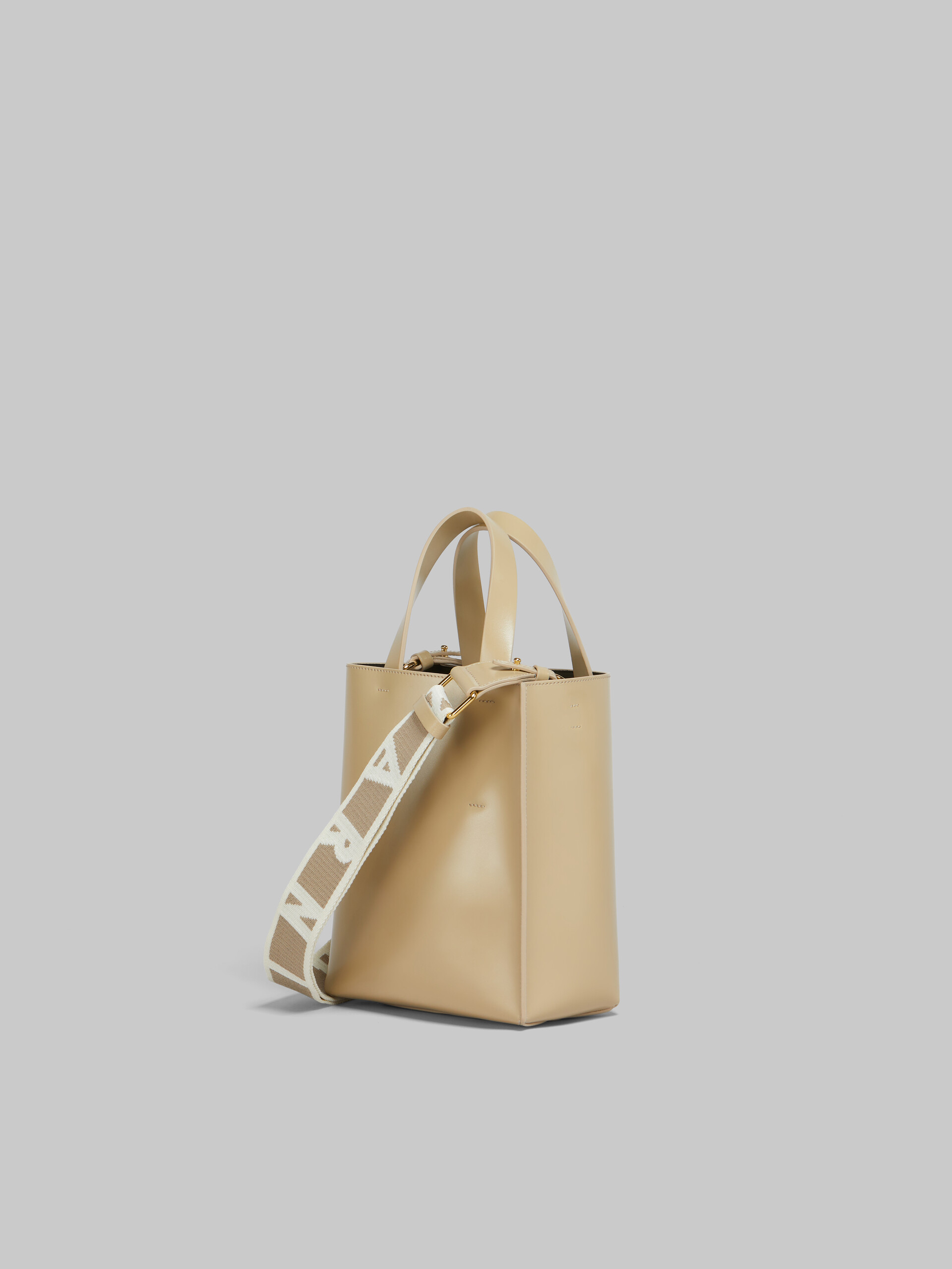 Museo Bag Mini in pelle azzurra - Borse shopping - Image 3