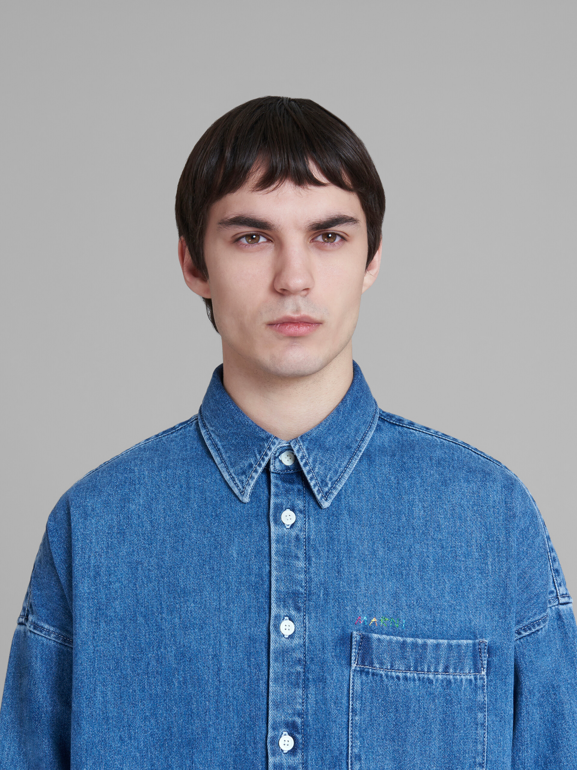 ブルー ライトデニムシャツ（オーバーサイズフィット） | Marni