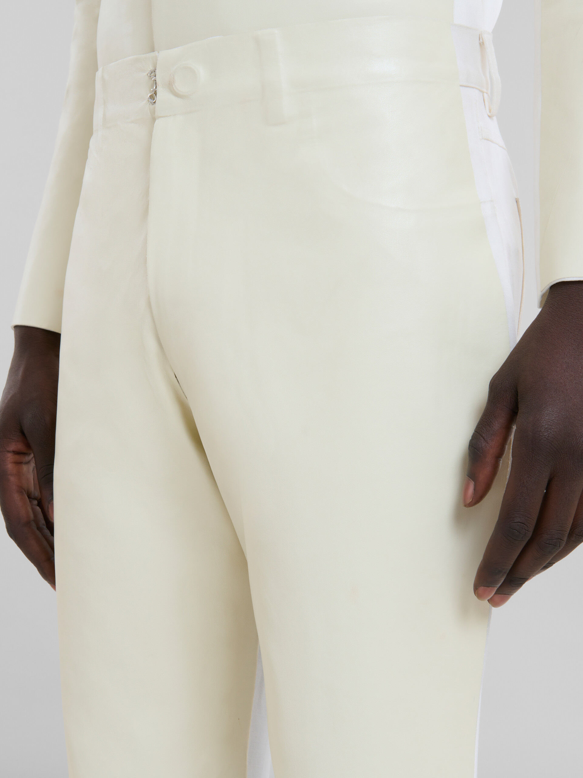 Pantalon codizioni enduit blanc