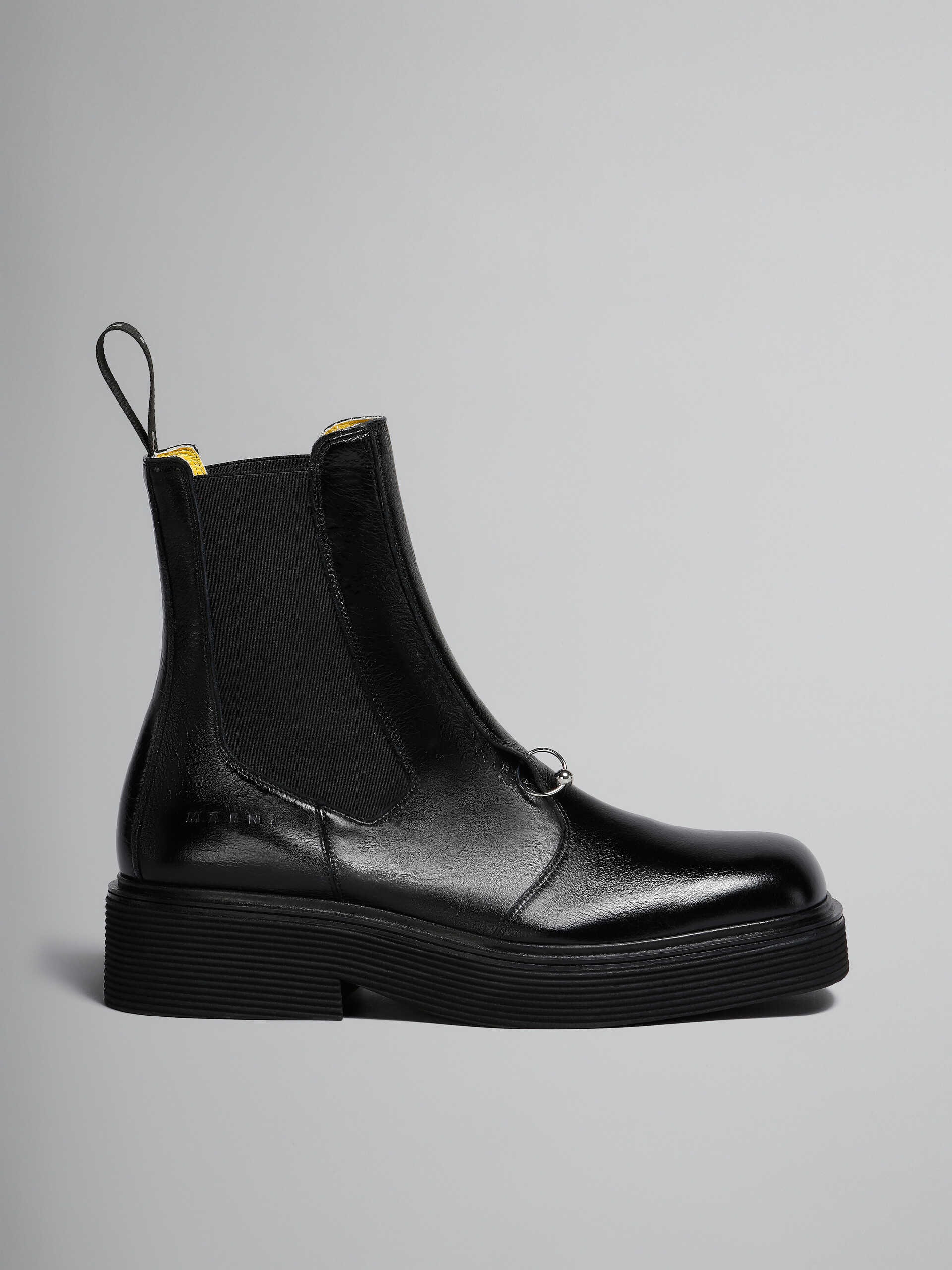 Black leather Chelsea boot | Marni