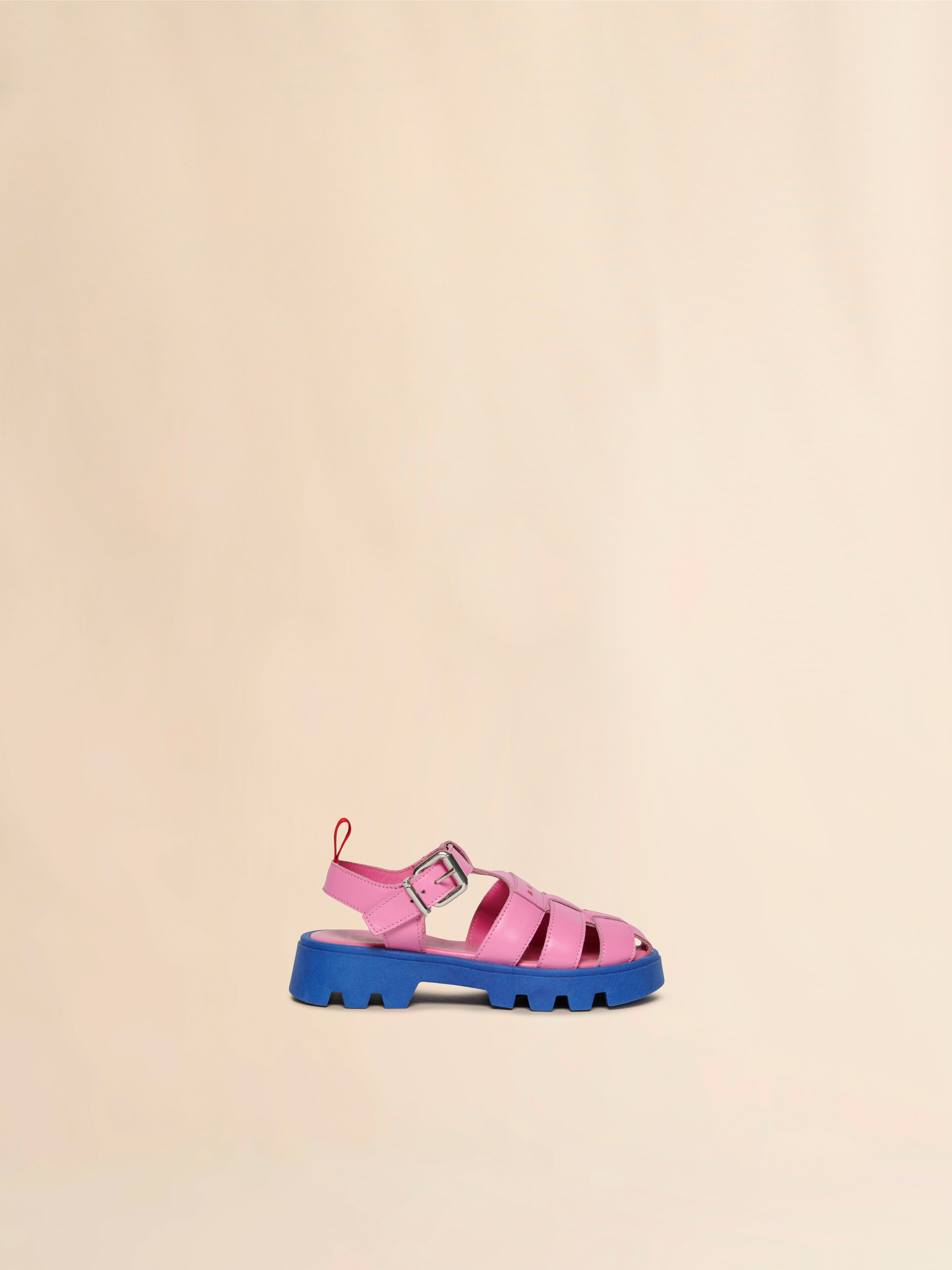 Sandalo pescatore in pelle rosa - Sneakers - Image 1