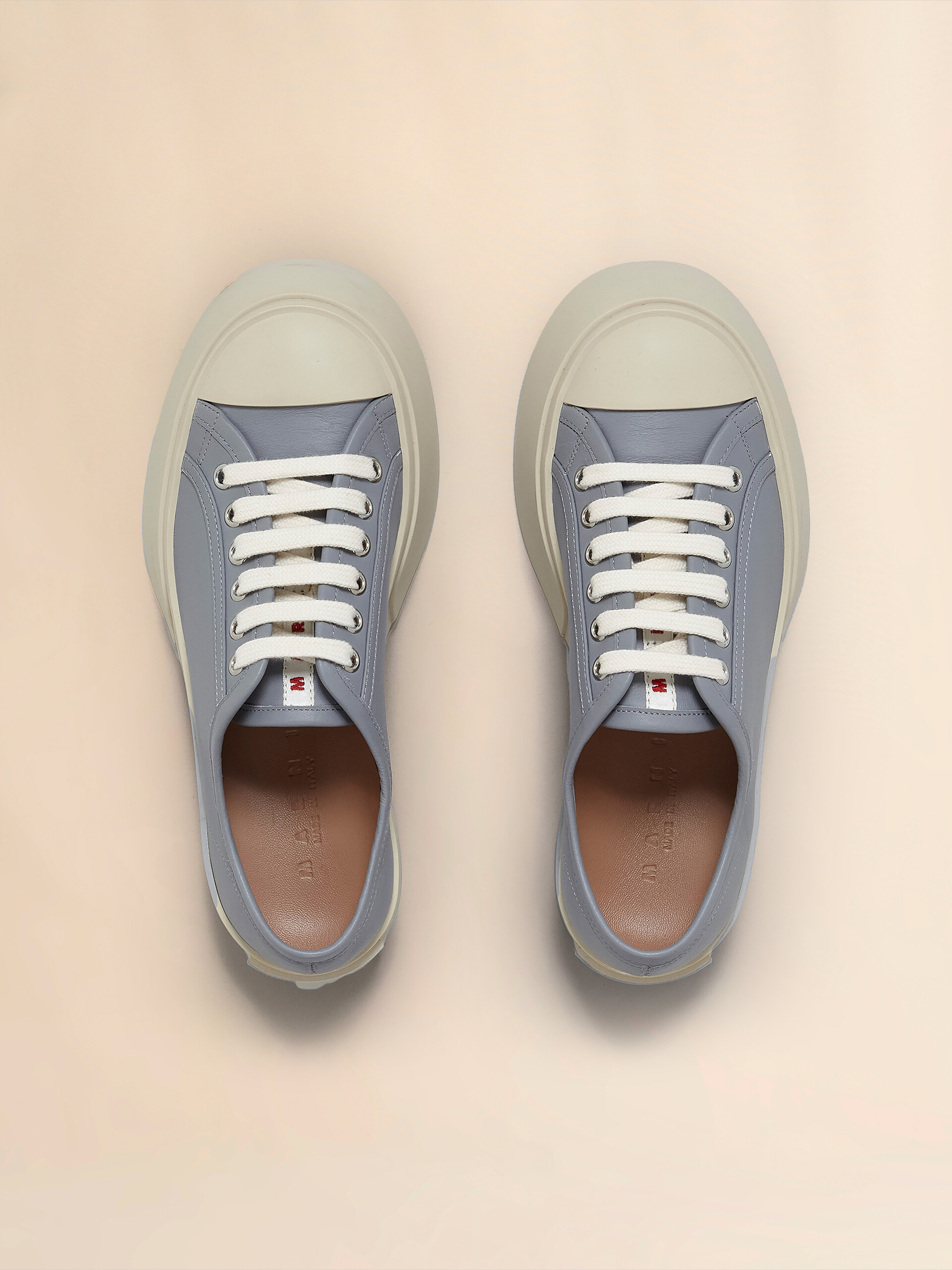 Sneaker Pablo in nappa azzurra - Sneakers - Image 4