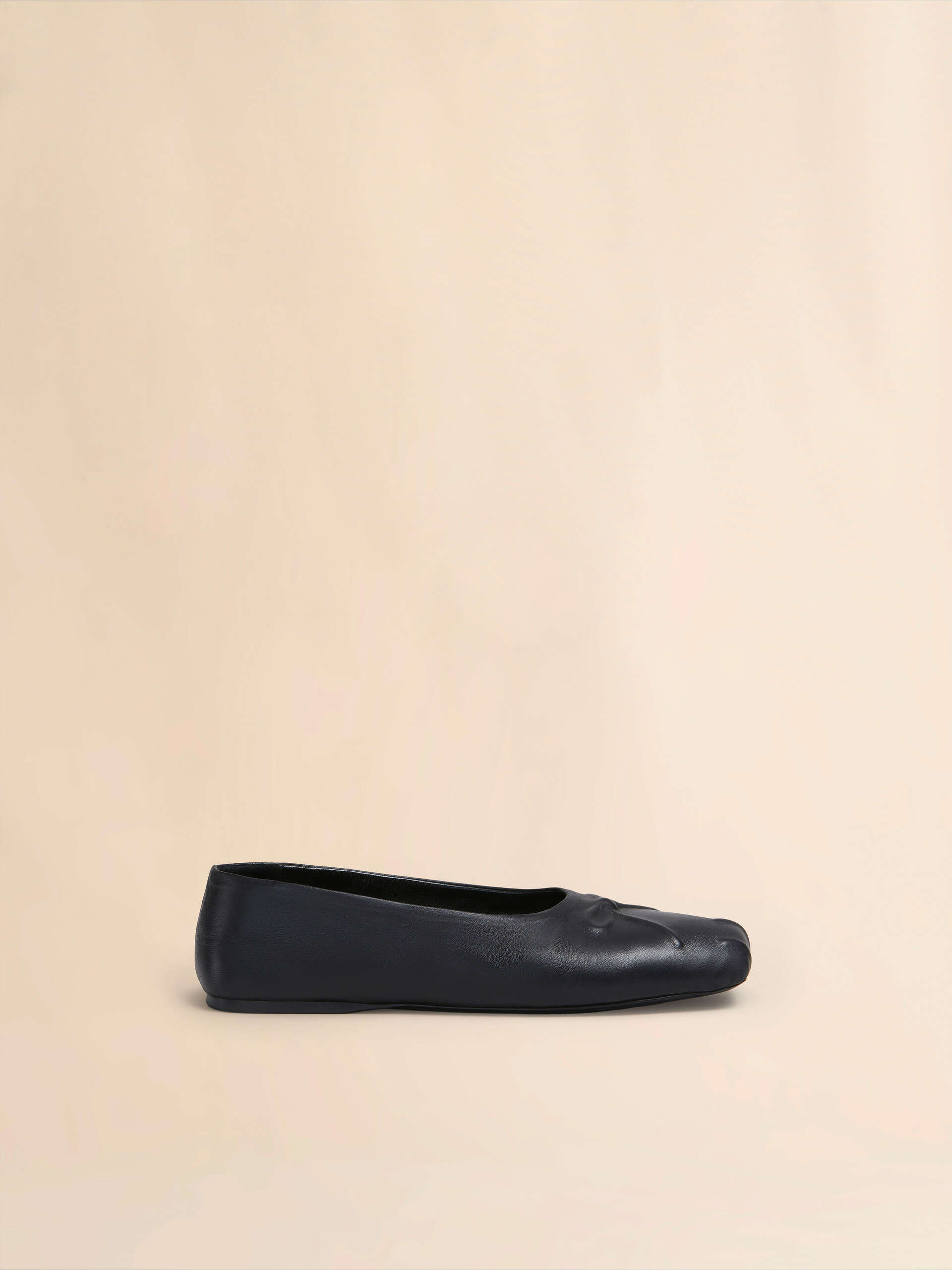 Ballerine Little Bow in nappa rosa - Ballerine - Image 1