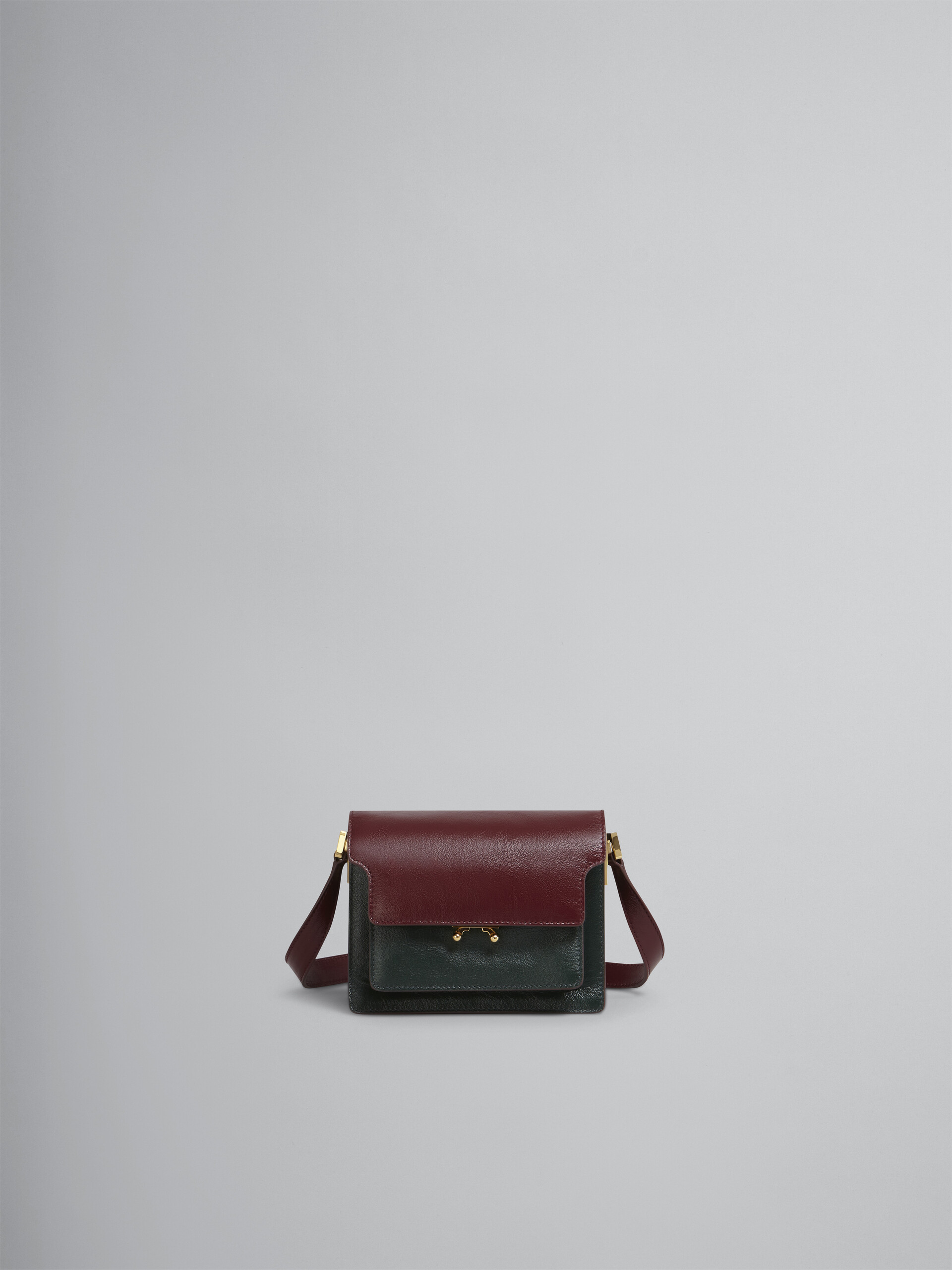 MARNI: Trunk Soft bag in tumbled leather - Beige  Marni mini bag  SBMP0075Y0P2644 online at