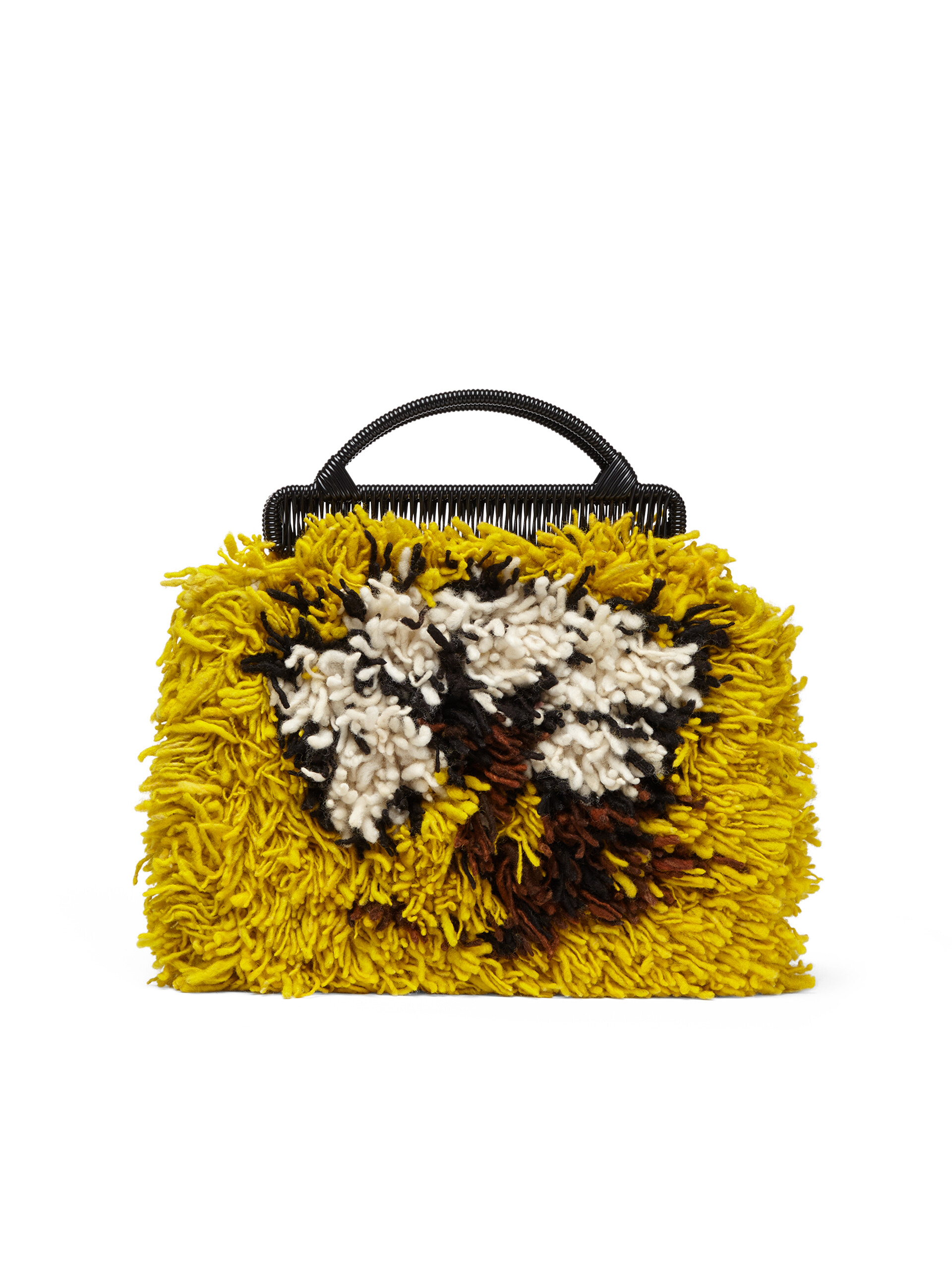 MARNI MARKET bag in multicolor long wool