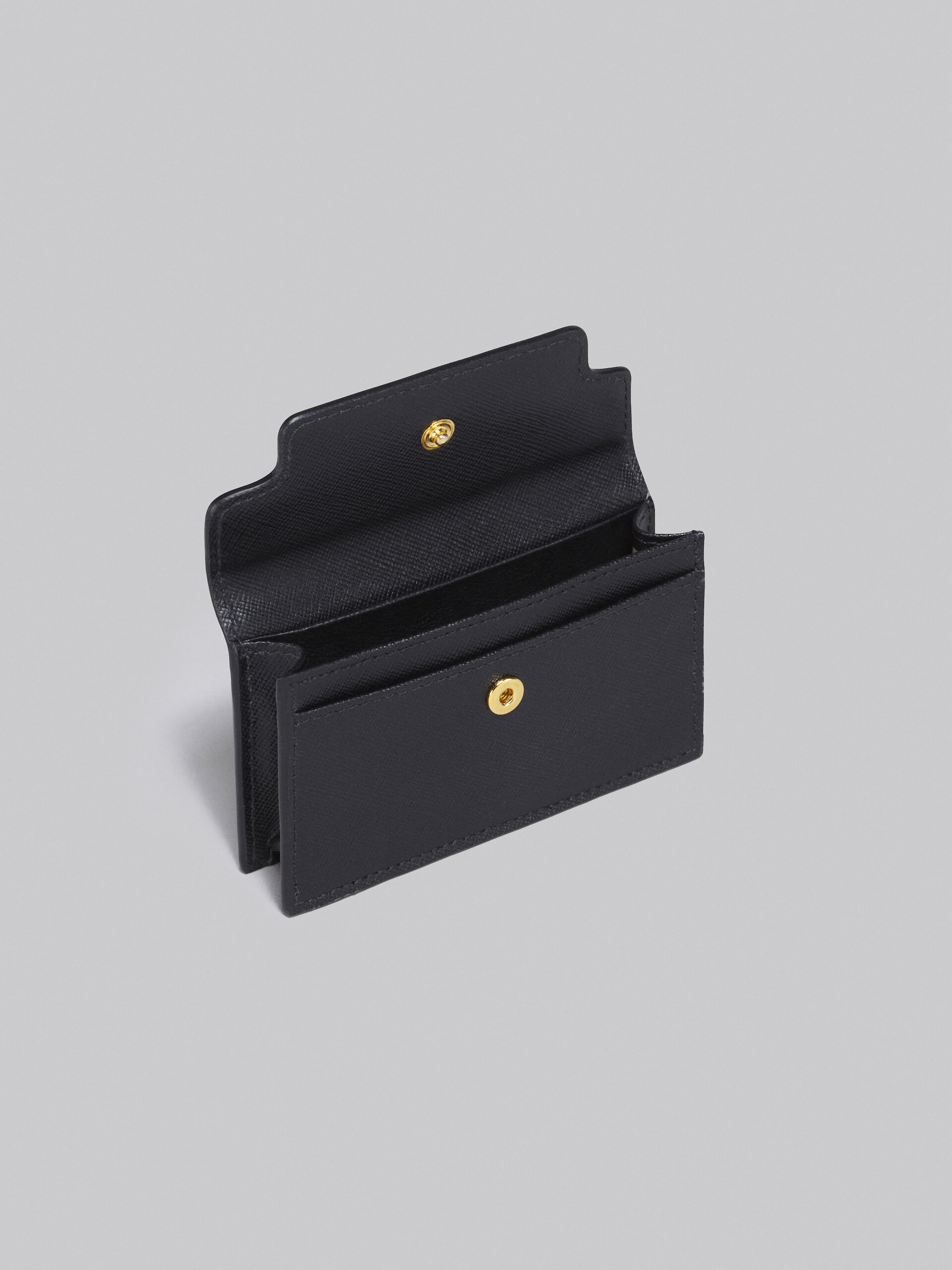 Marni Women's Saffiano Leather Business Cardholder - Black - Wallets