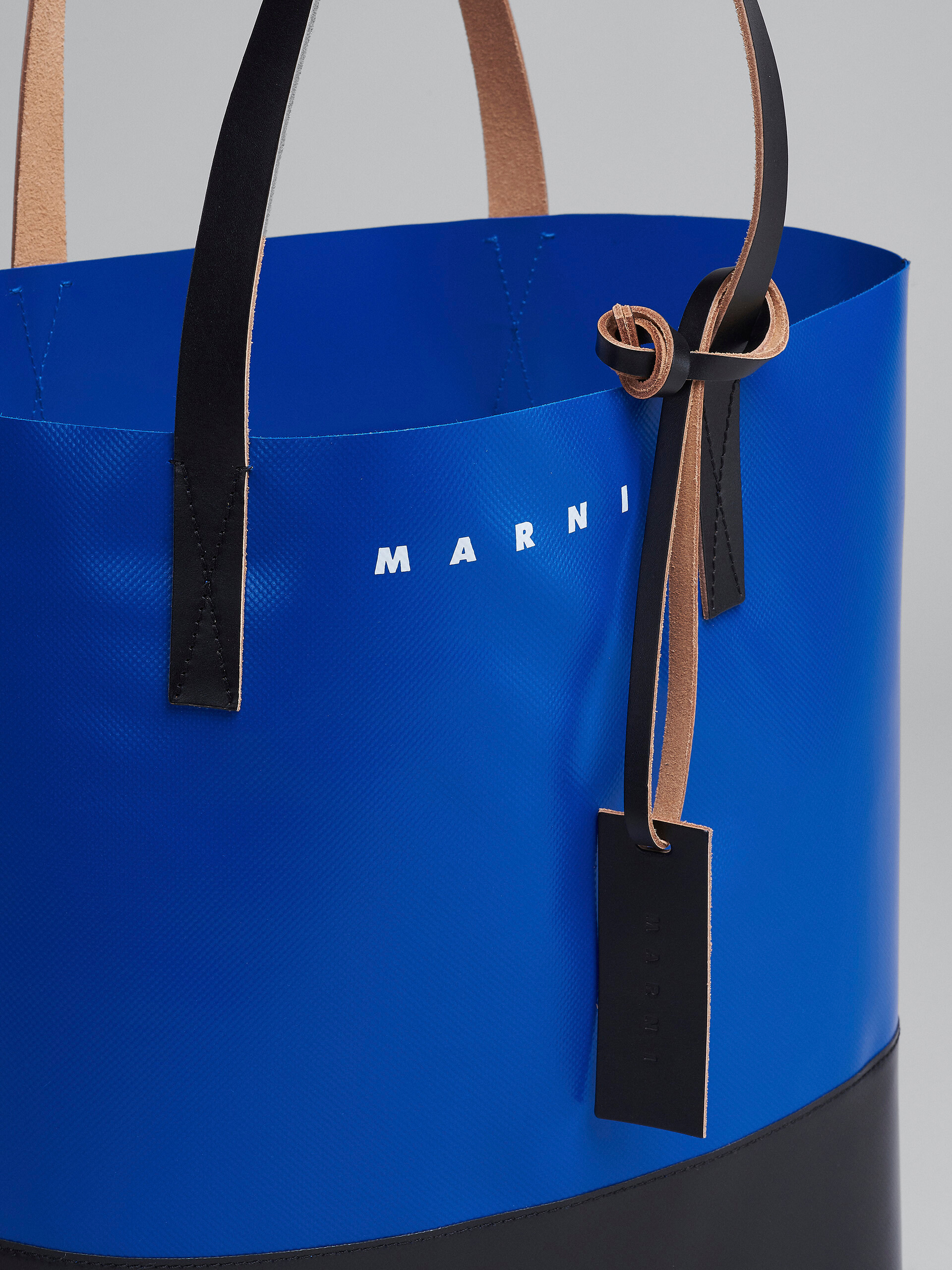 Tribeca shopping bag in blue and black | Marni