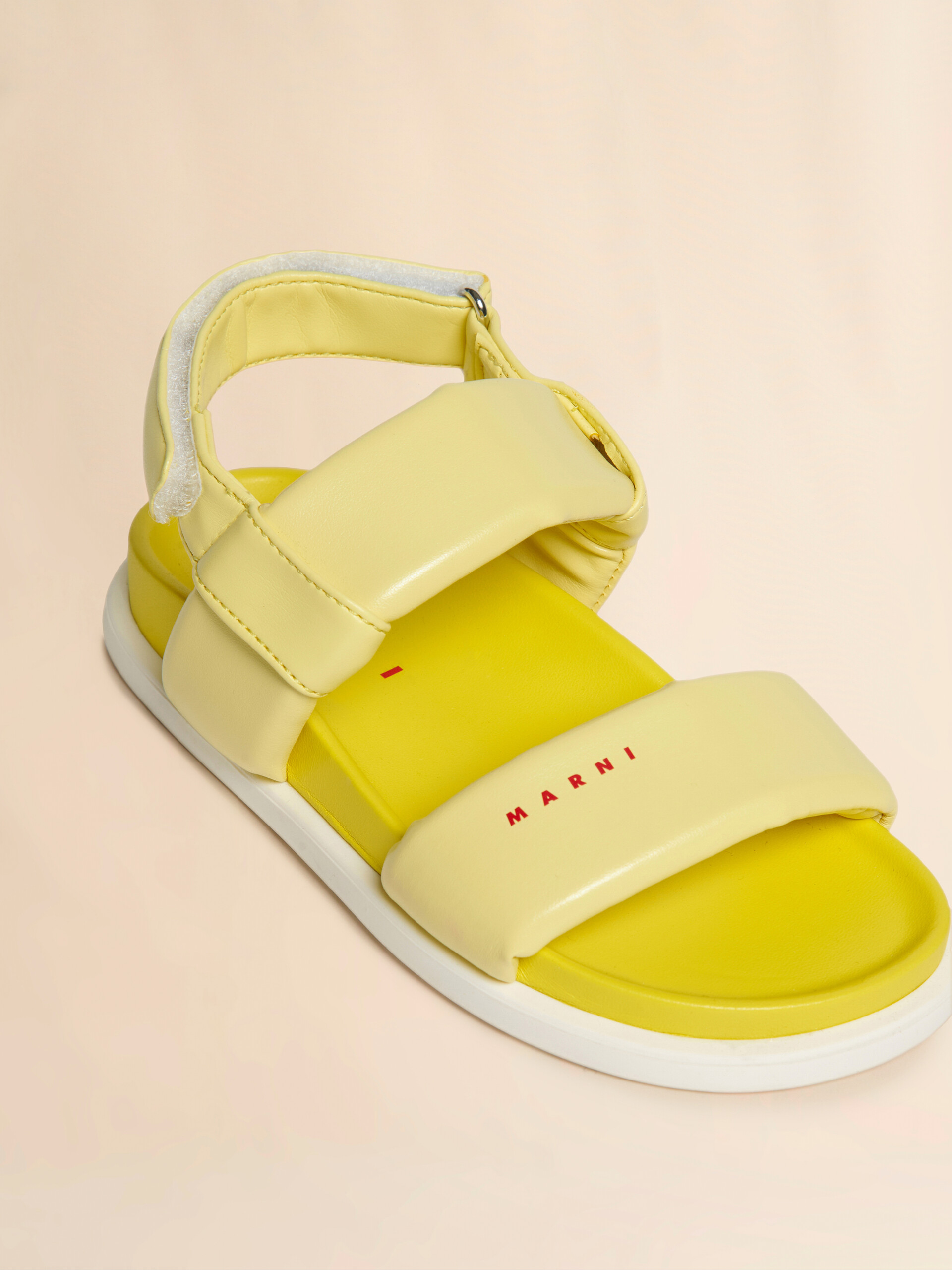 Fussbett slingback in tessuto spalmato giallo - Sneakers - Image 4