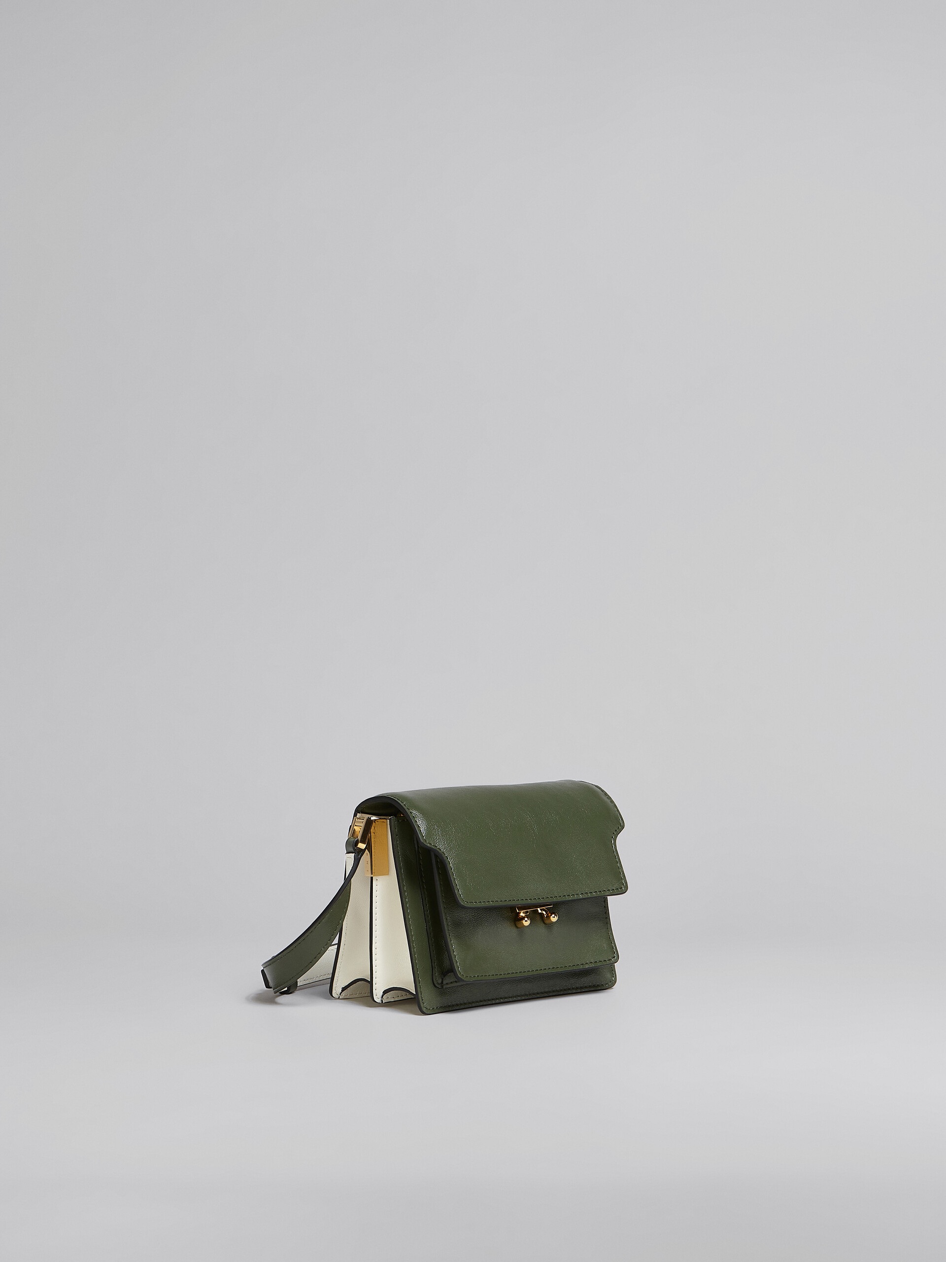 Trunk two-tone soft mini leather bag, MARNI, Marni