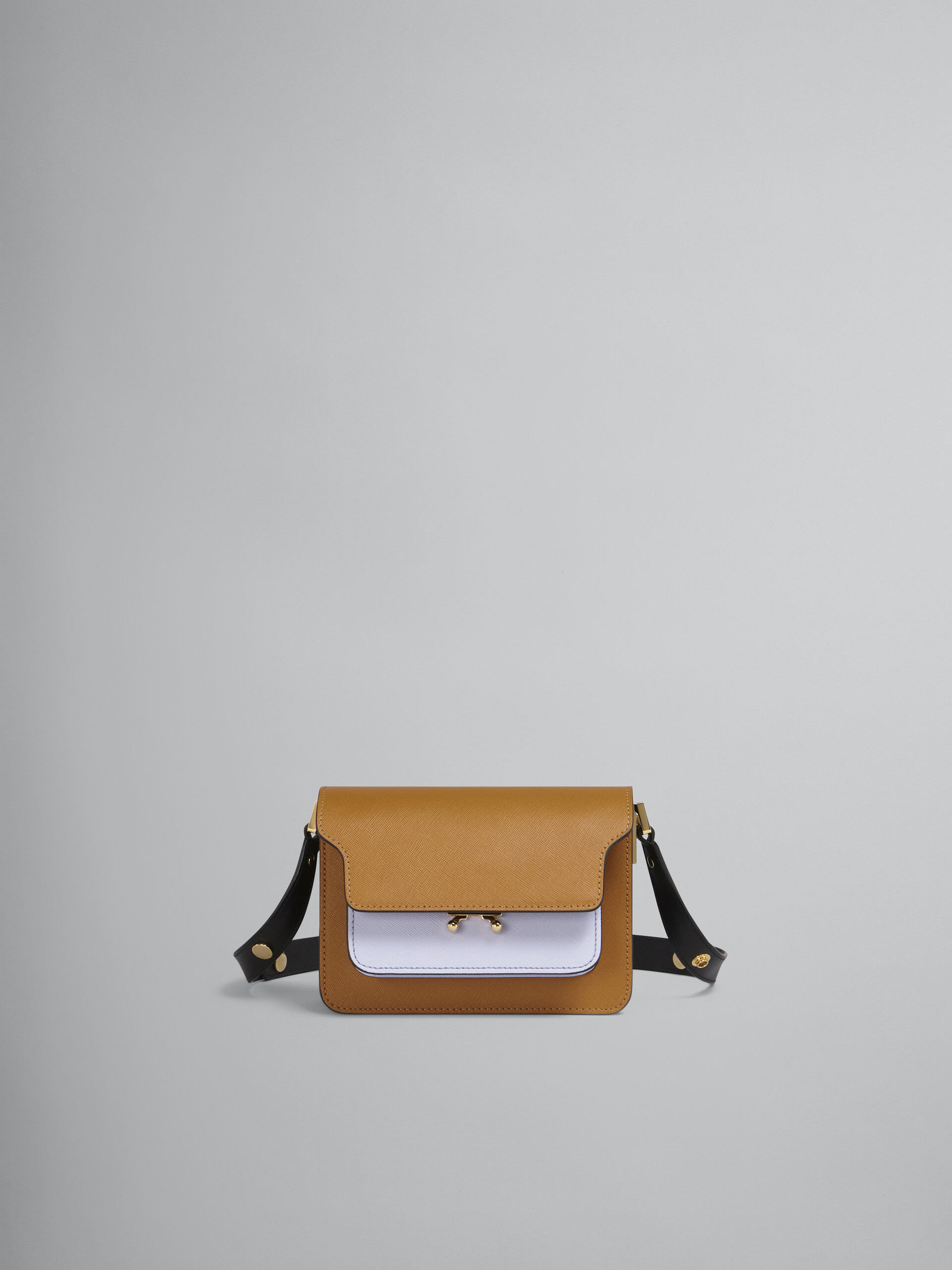 Marni - Trunk Bag in Purple, Grey and Brown – stoy
