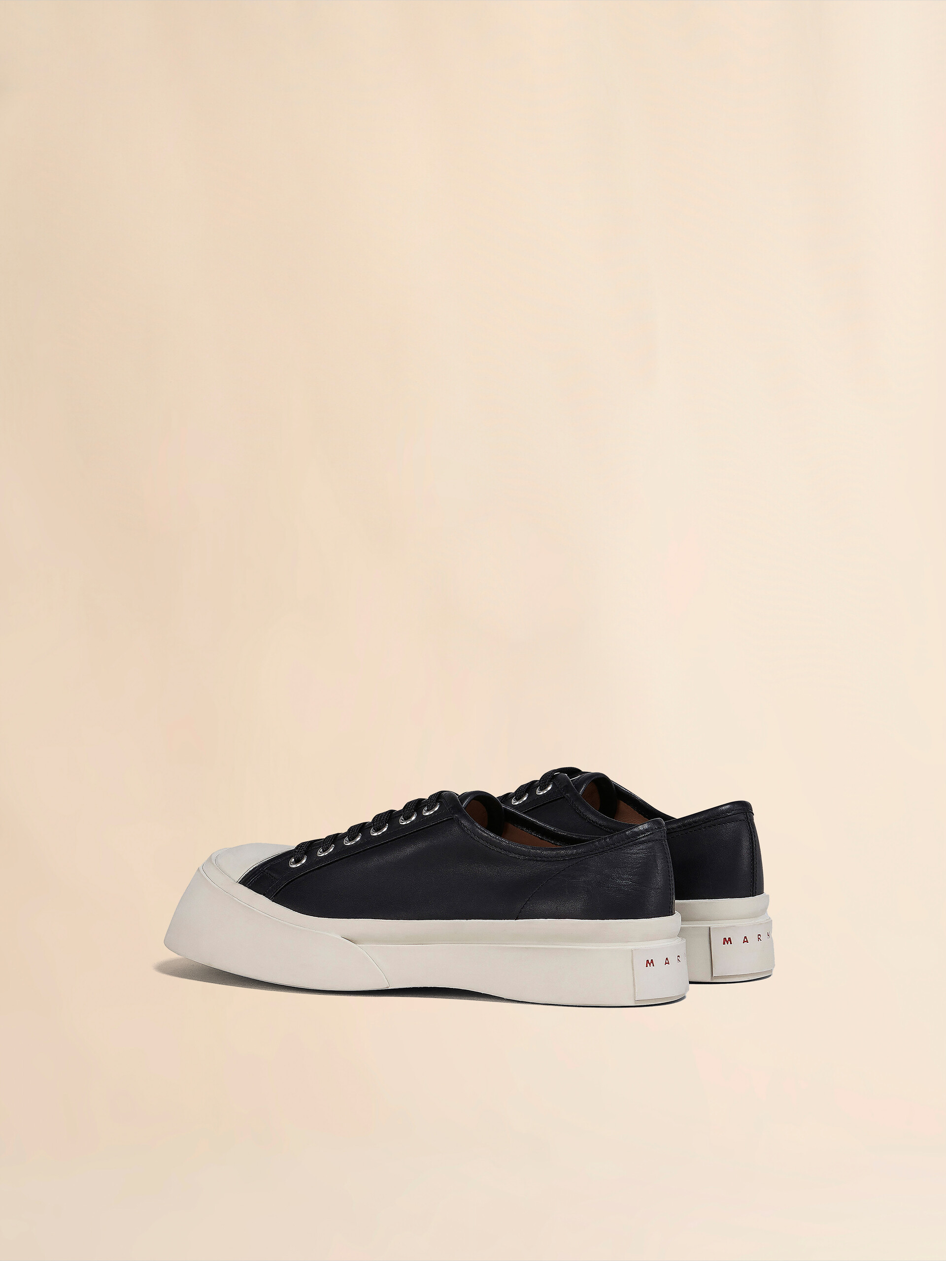 Sneaker Pablo in nappa blu - Sneakers - Image 3