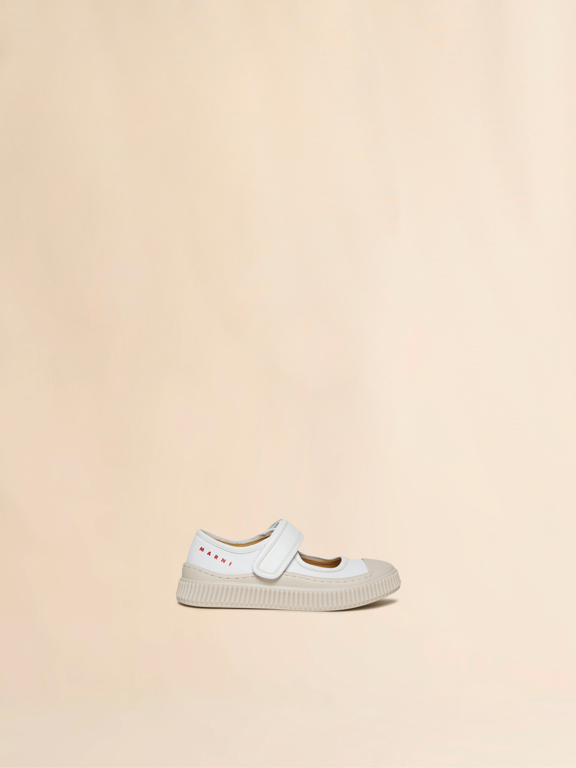 Sneaker Pablo Mary Jane in pelle bianca - Sneakers - Image 1