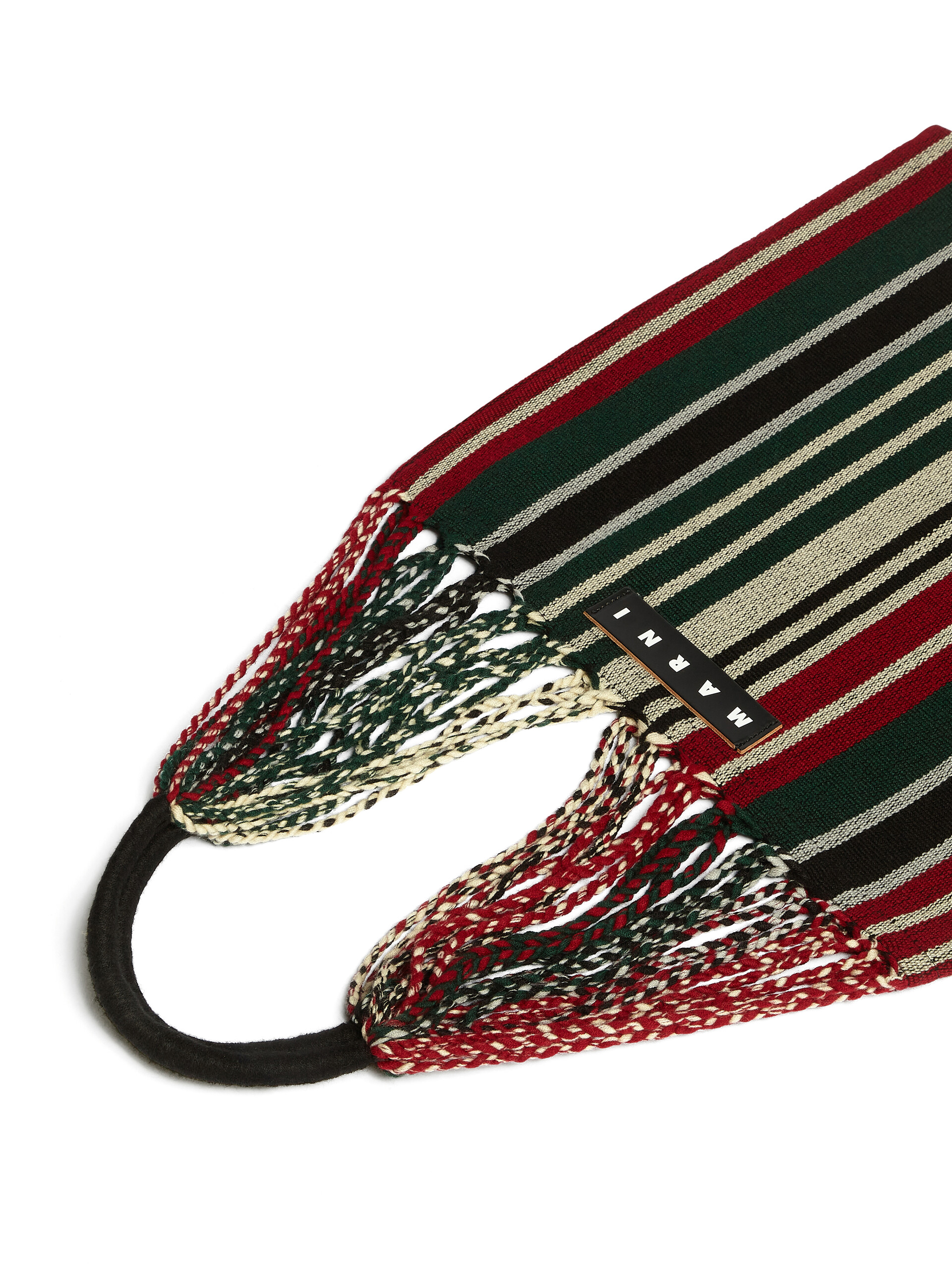 MARNI MARKET HAMMOCK BAG in multicolor crochet