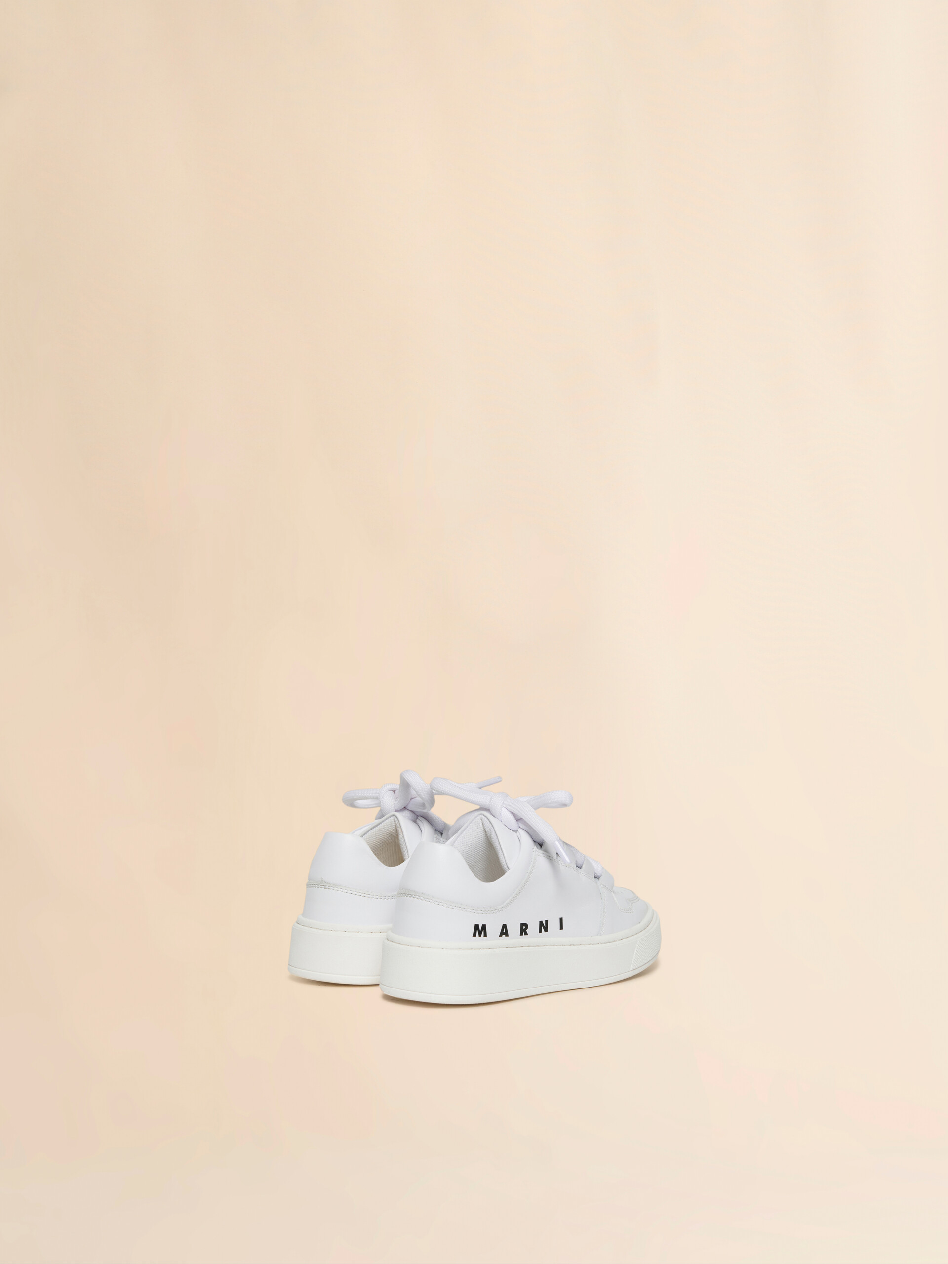 Sneaker bassa in pelle bianca - Sneakers - Image 3