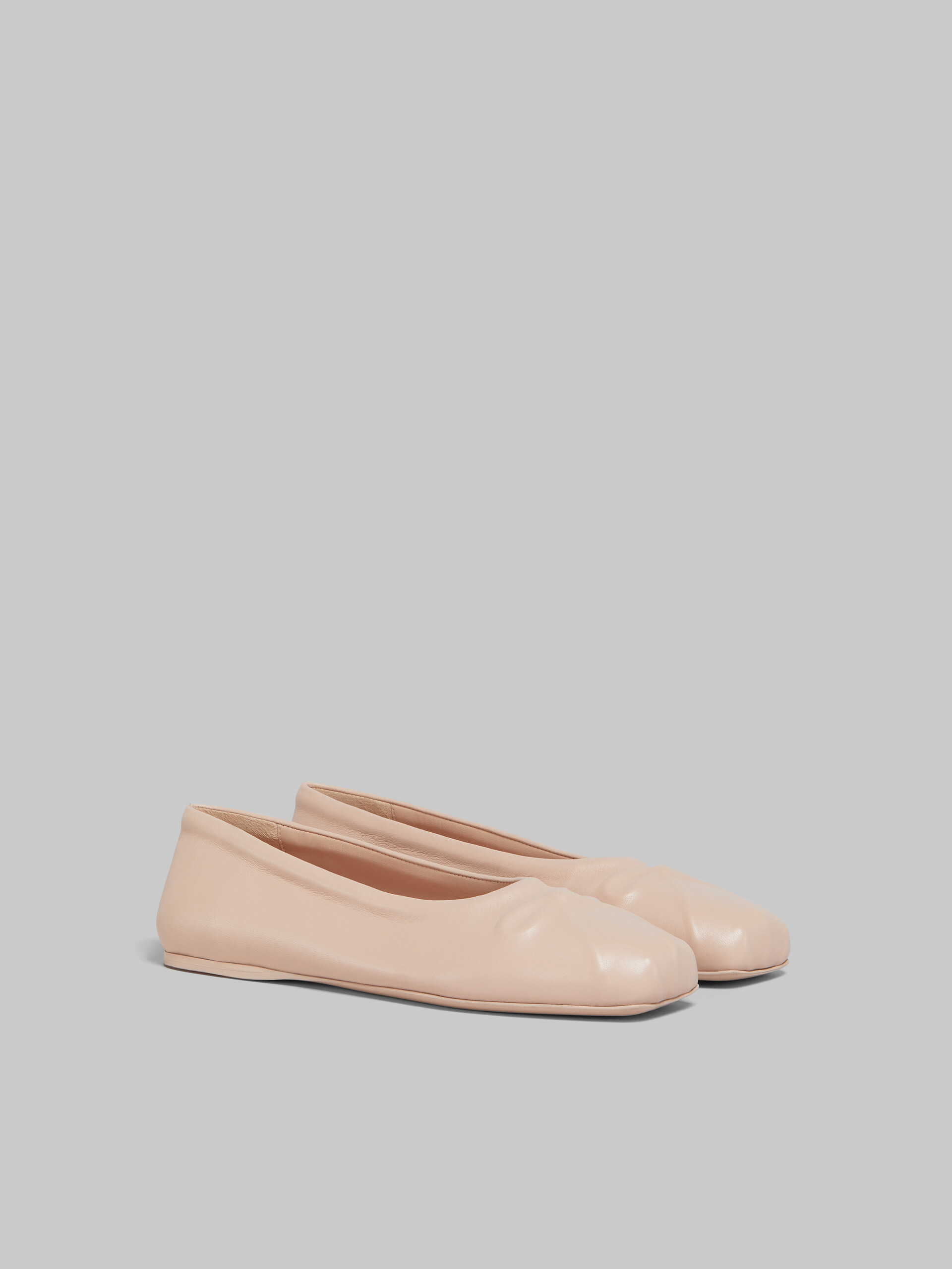 Ballerine Little Bow in nappa rosa - Ballerine - Image 2