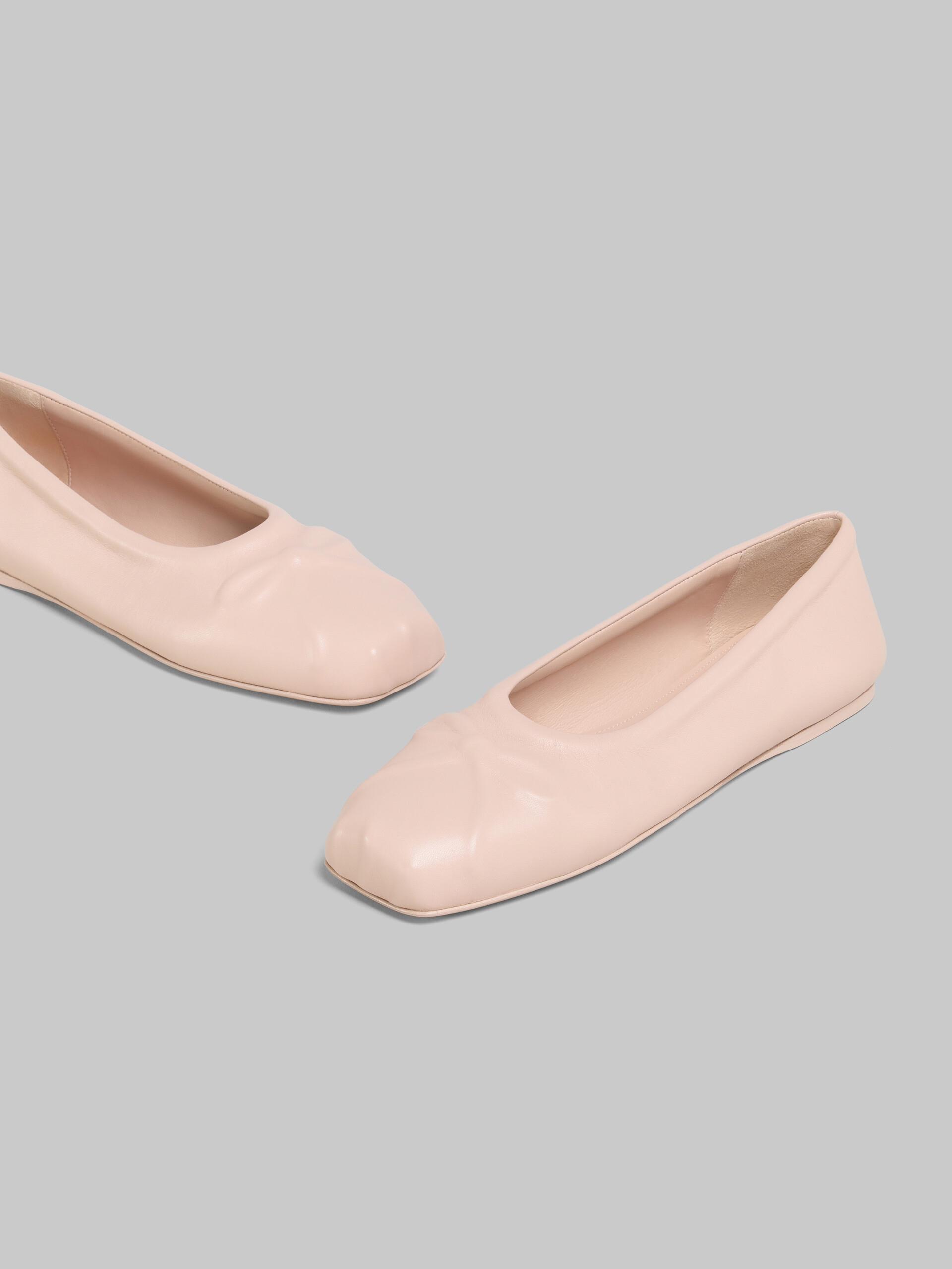 Ballerine Little Bow in nappa rosa - Ballerine - Image 5