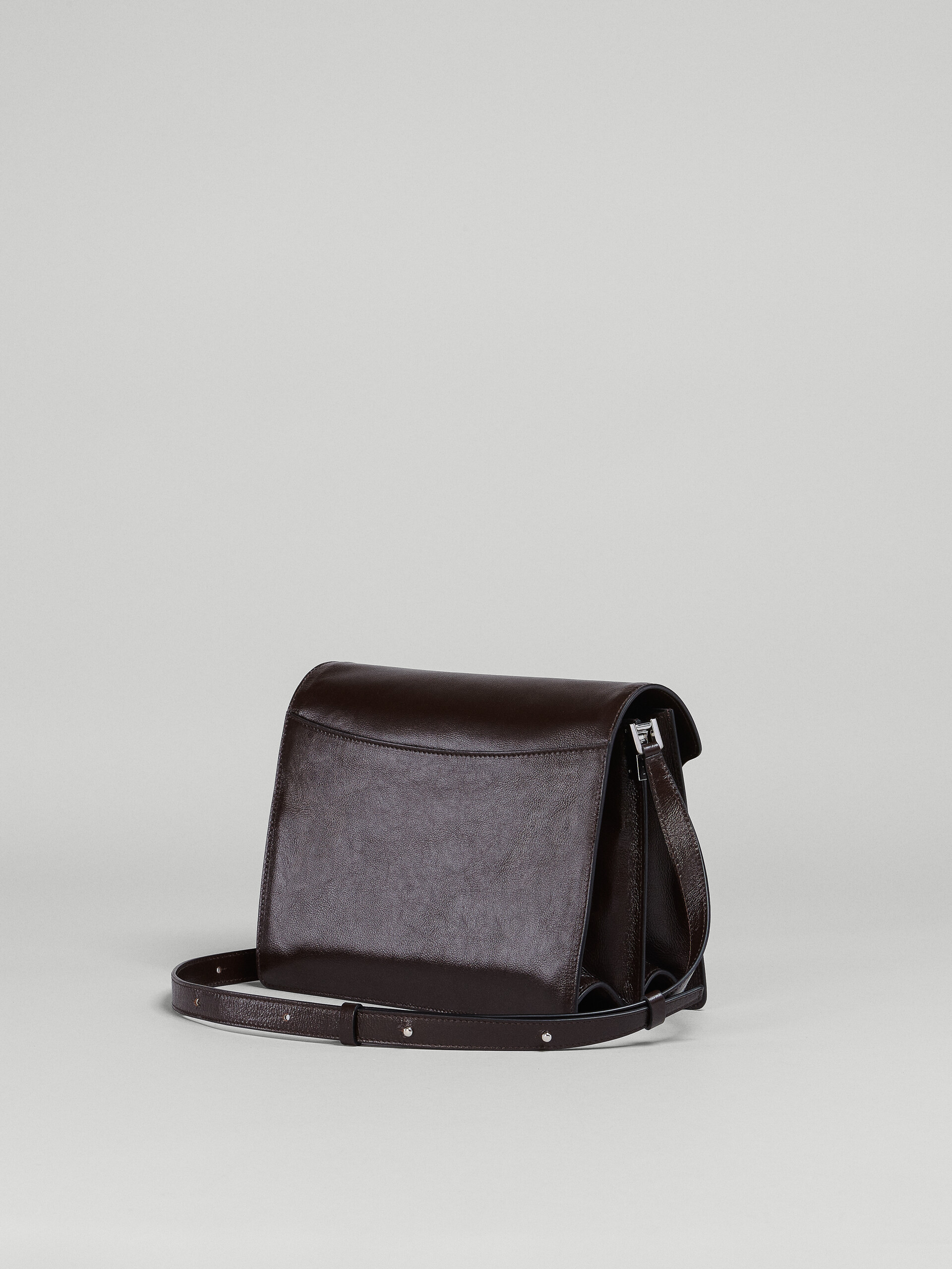 TRUNK SOFT large bag in brown leather