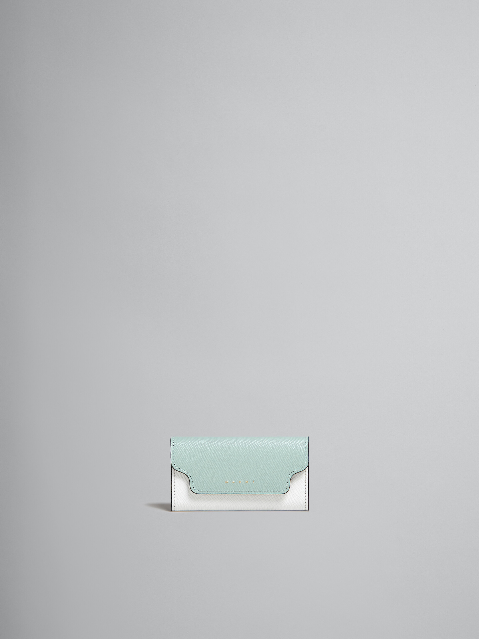 Colour block saffiano leather keyring | Marni