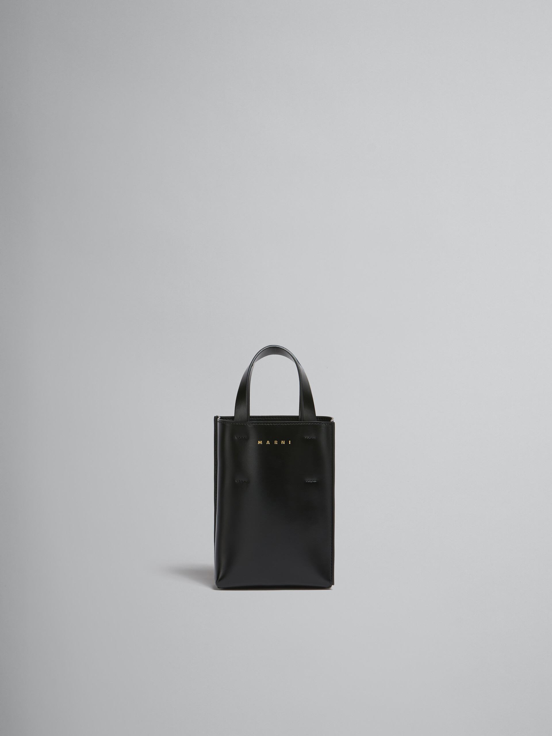MUSEO nano bag in black leather | Marni