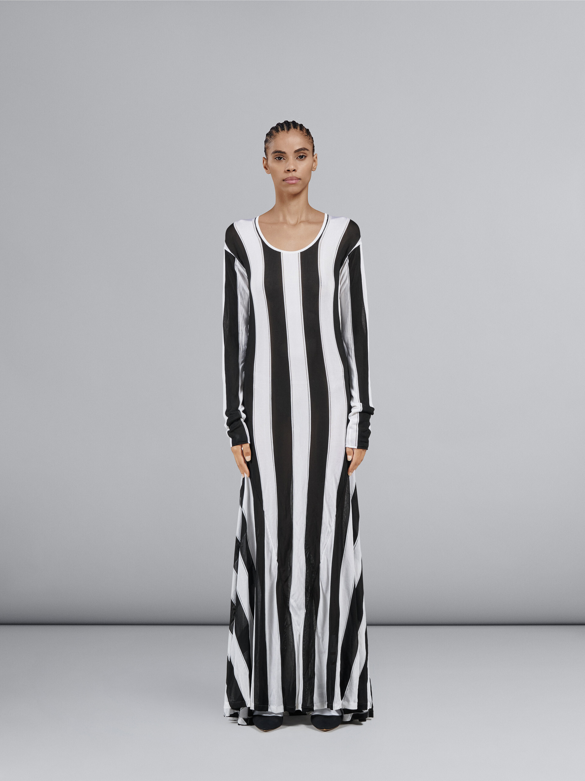 marni striped dress