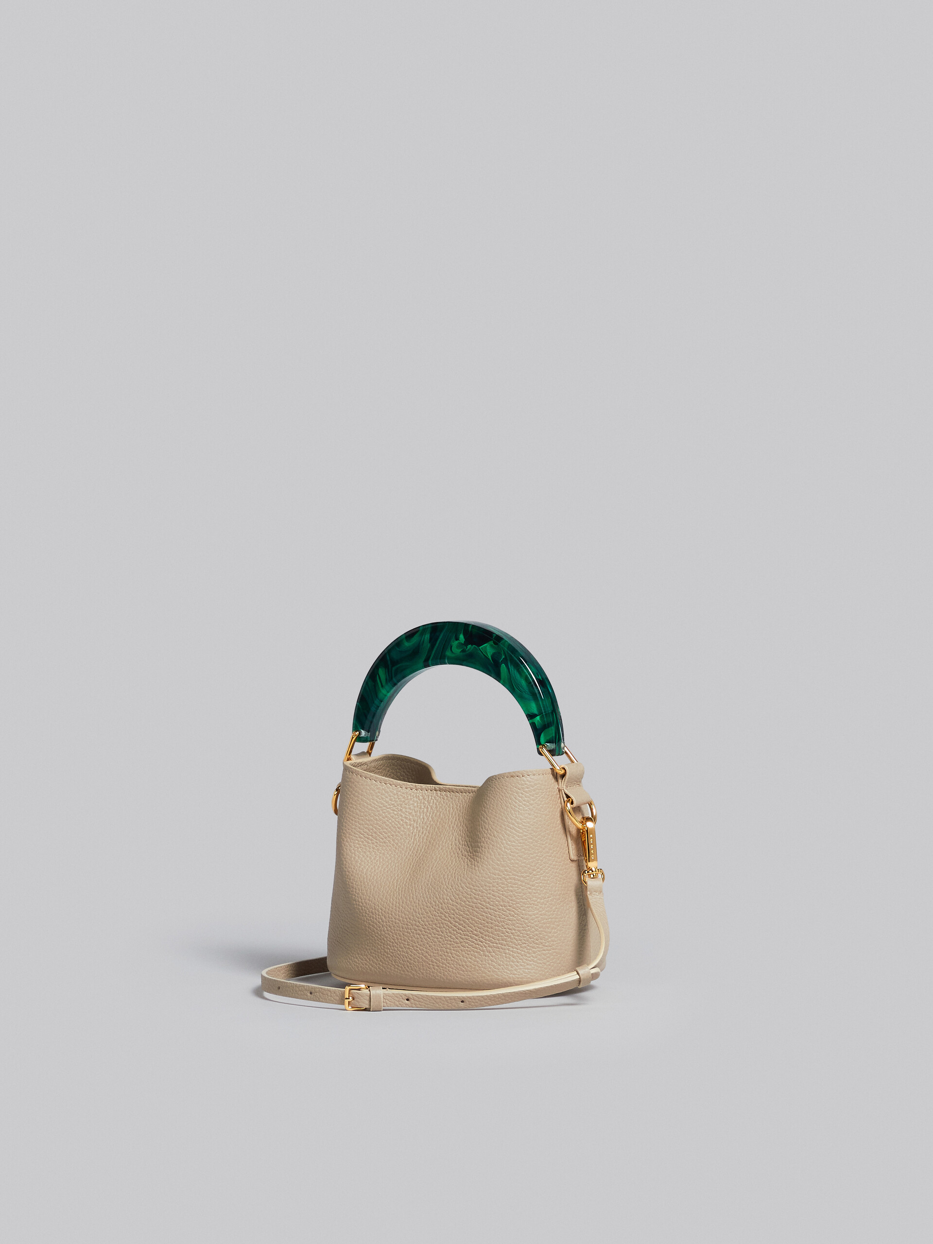 MERSI Demi Bucket Purse - Vegan Leather Bag with a Detachable Mini