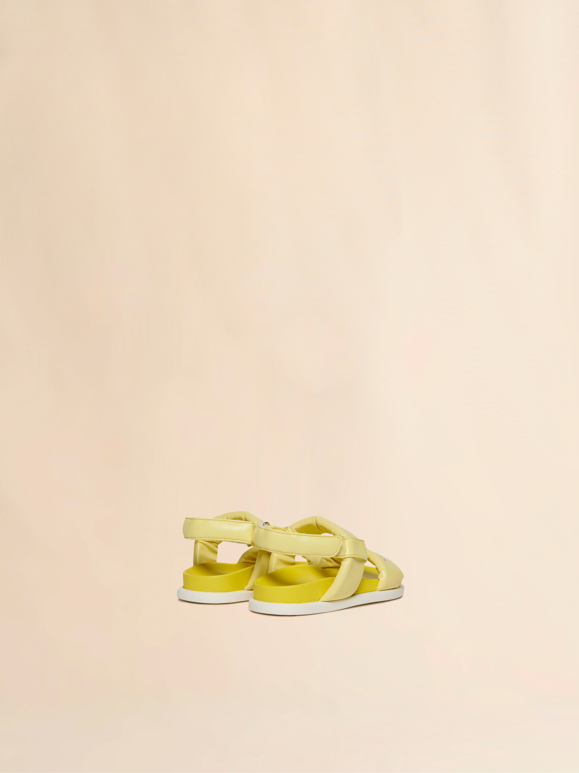 Fussbett slingback in tessuto spalmato giallo - Sneakers - Image 3